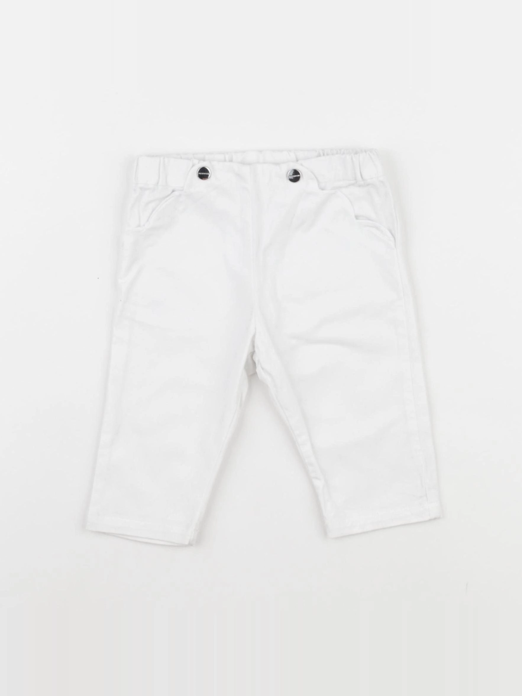 Jacadi - pantalon blanc - 6 mois