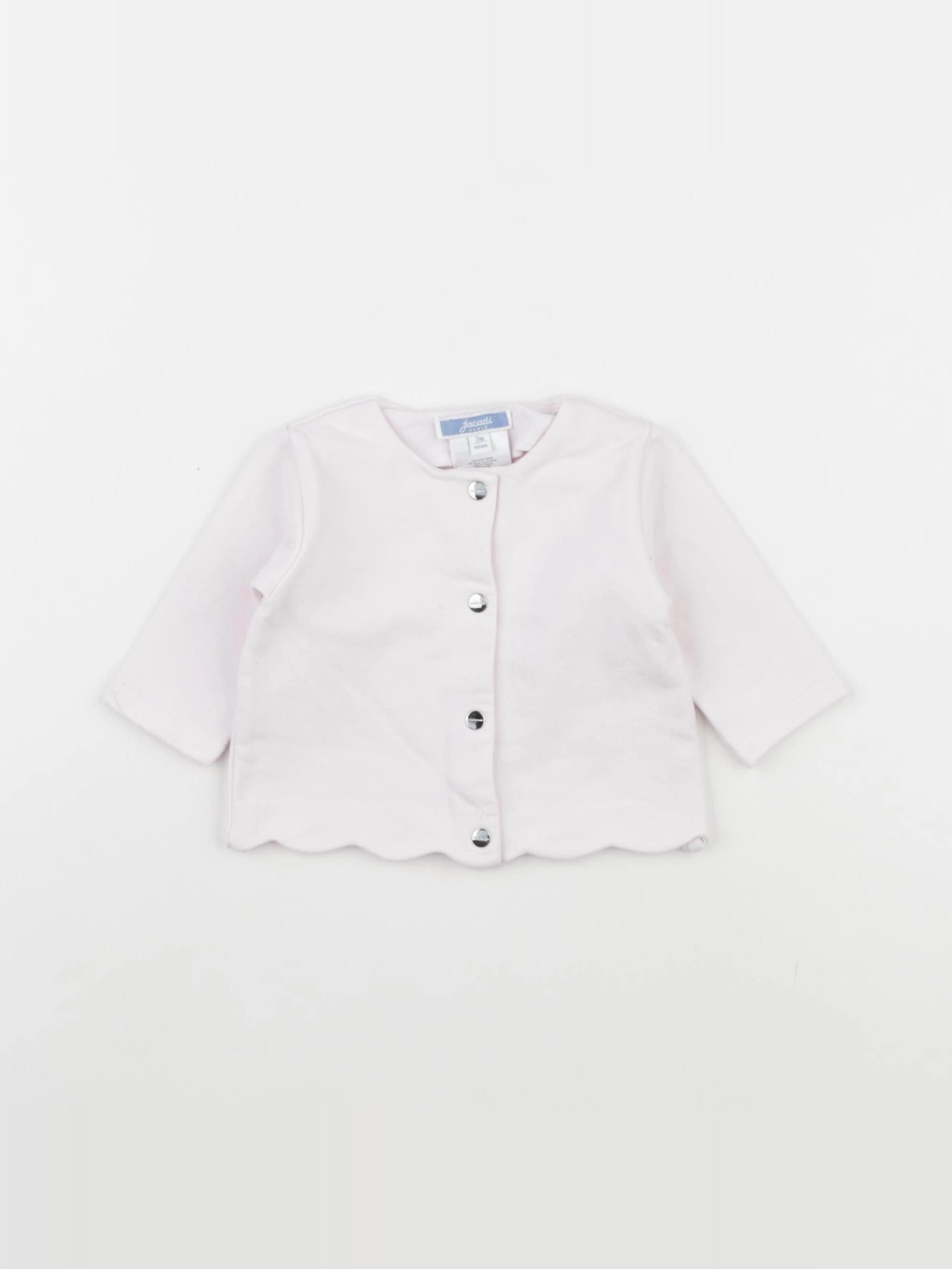 Jacadi - sweat rose - 3 mois