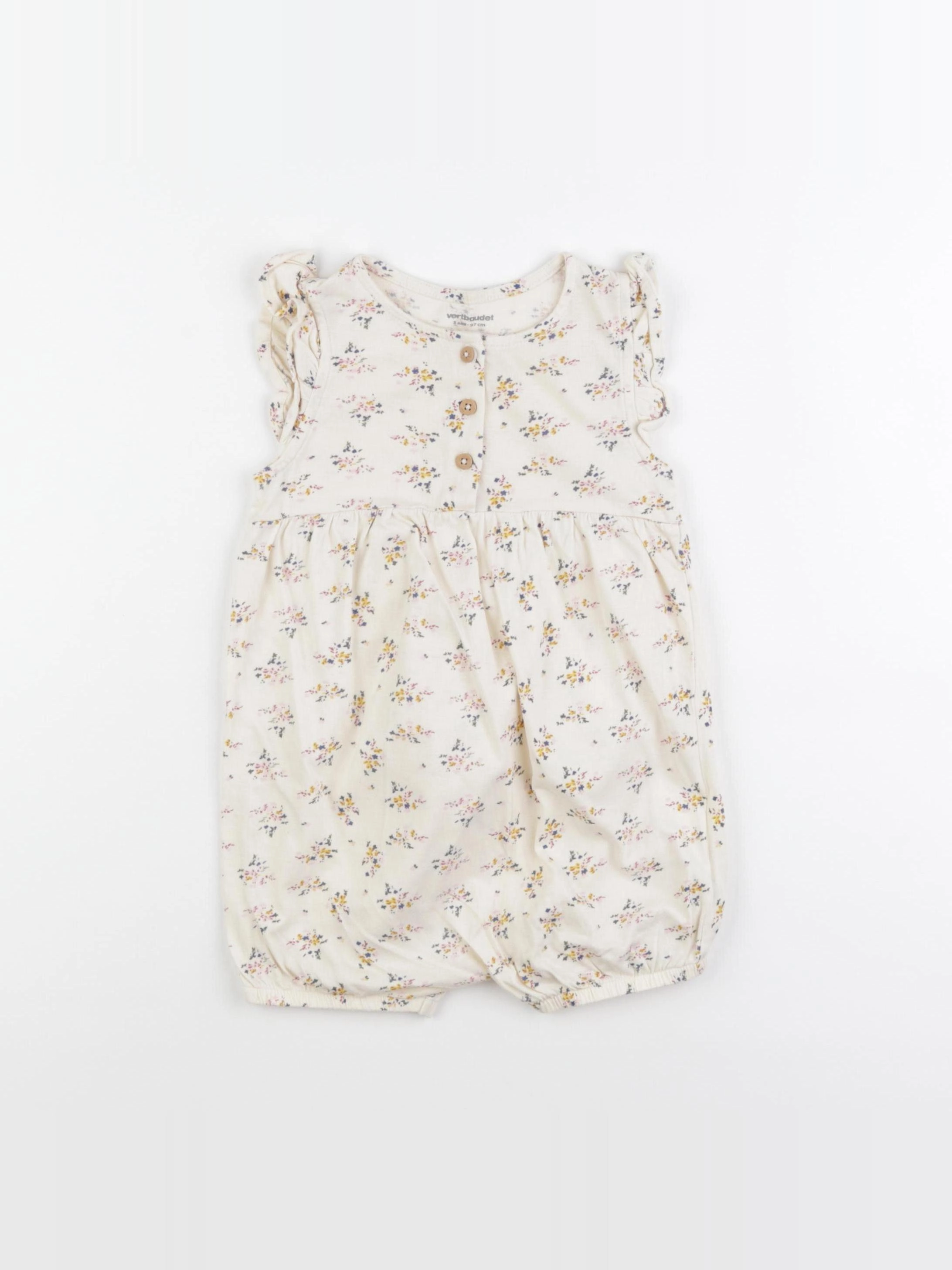 Vertbaudet - combinaison beige - 3 ans