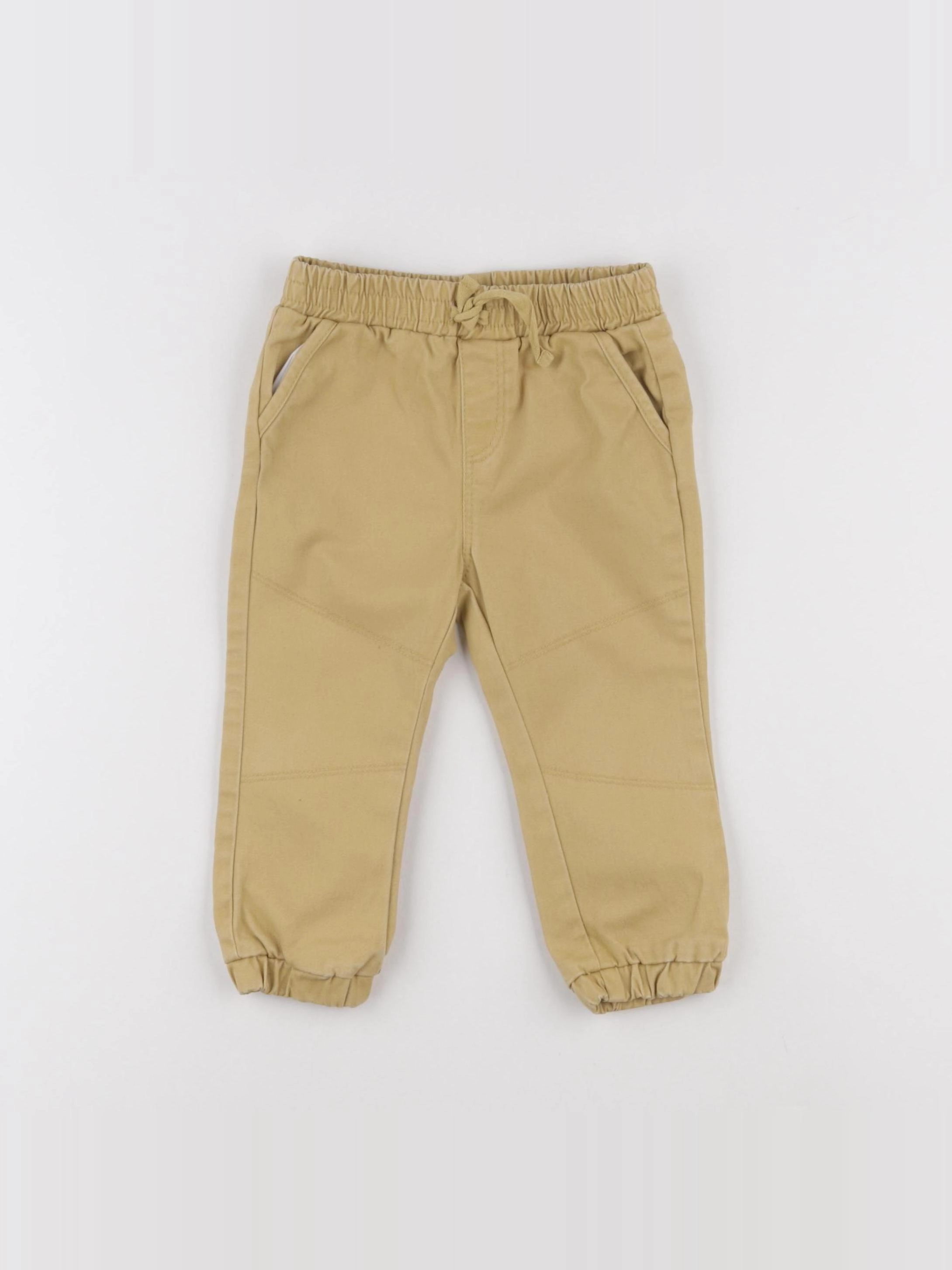 Vertbaudet - pantalon jaune - 18 mois