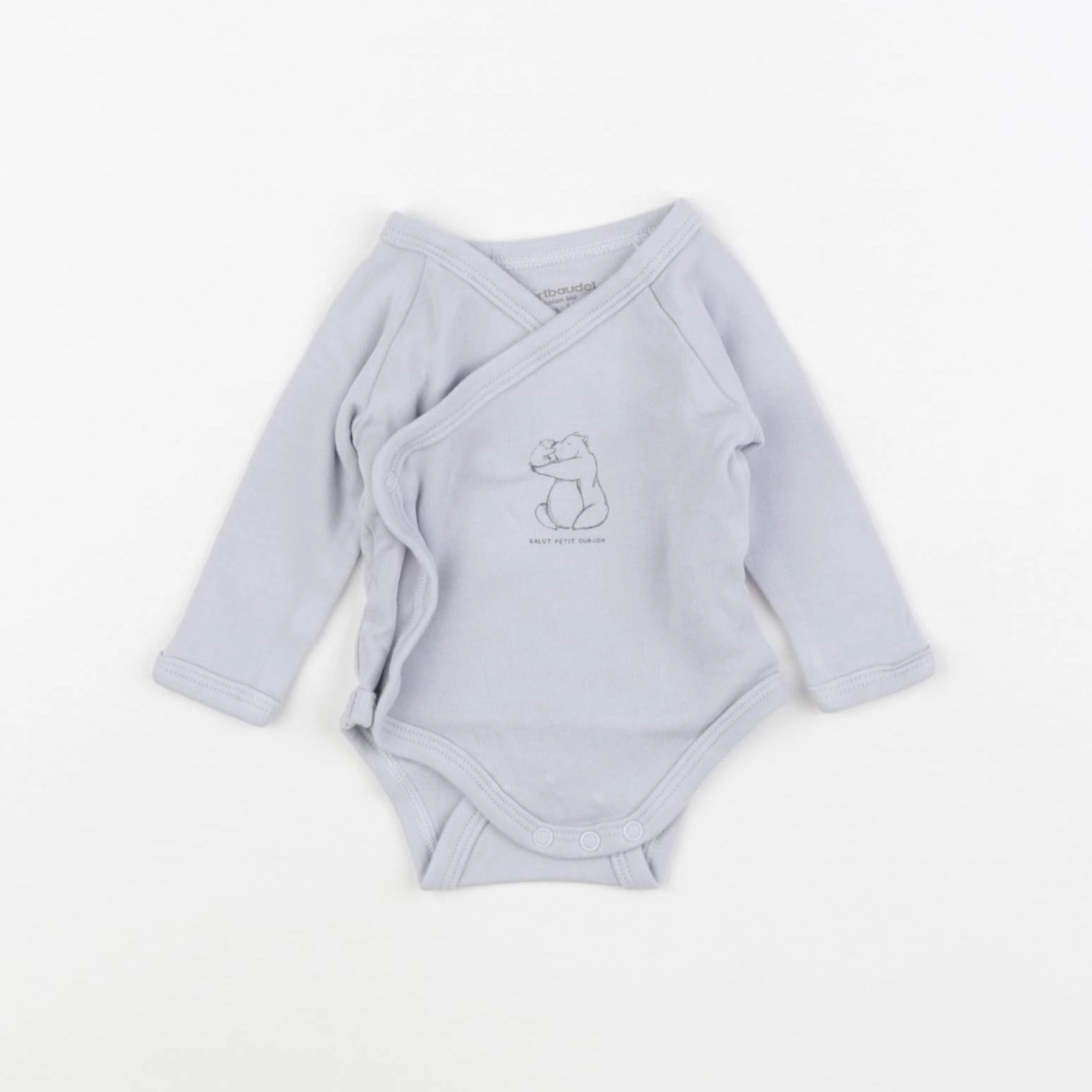 Vertbaudet - body bleu - 1 mois