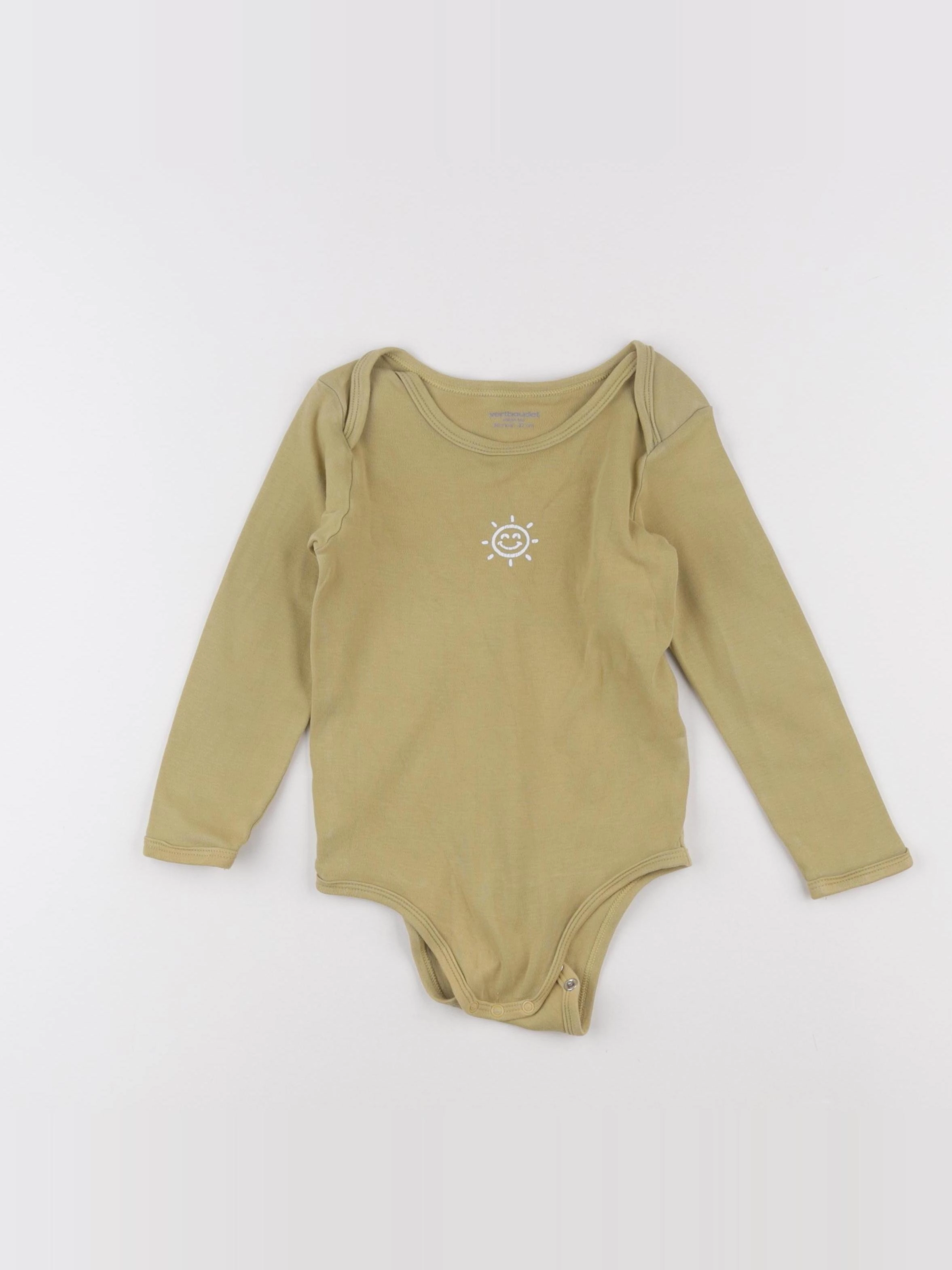 Vertbaudet - body jaune - 36 mois