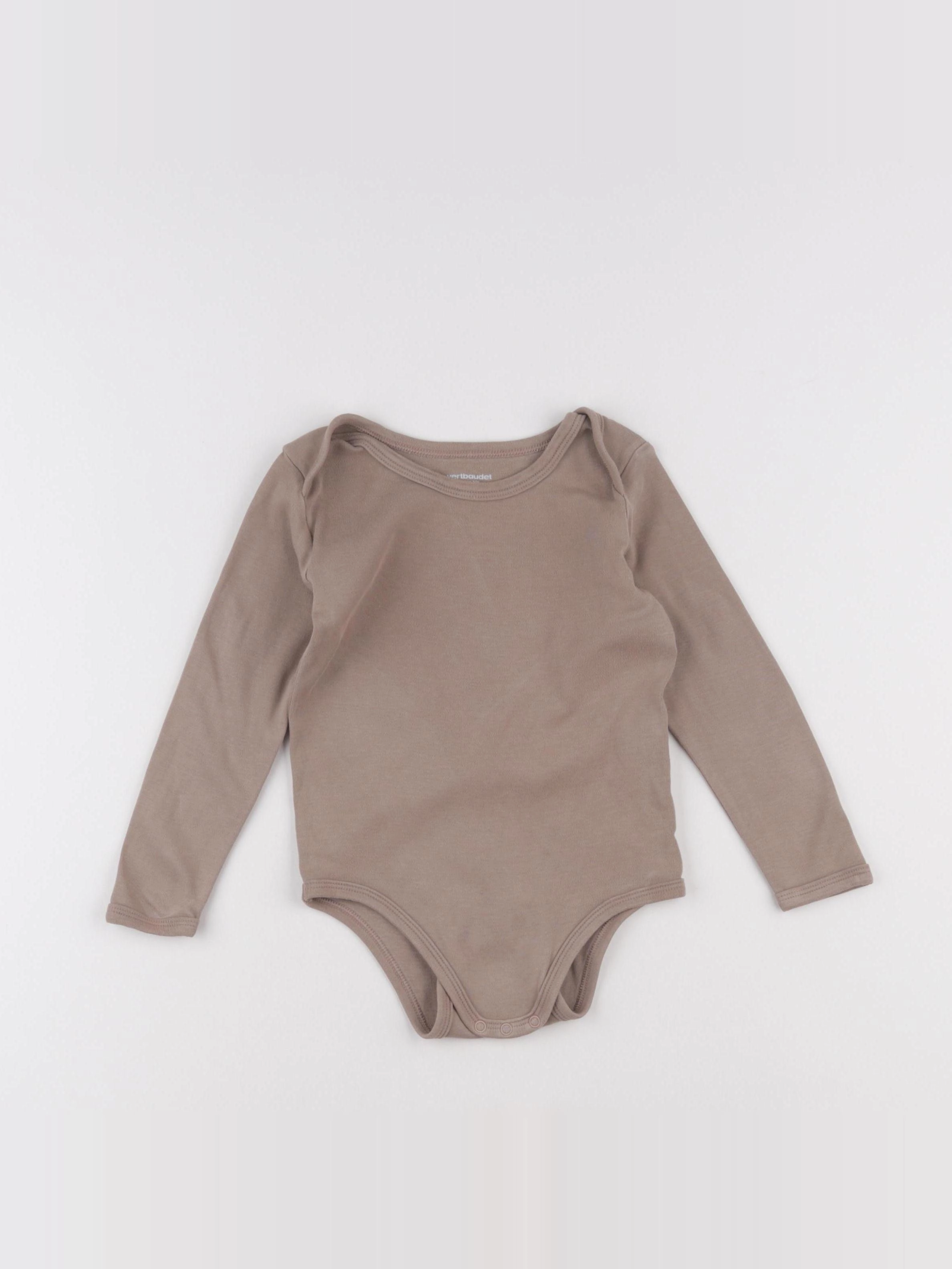 Vertbaudet - body marron - 36 mois