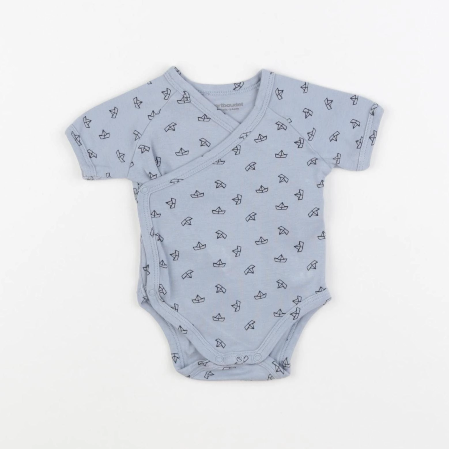 Vertbaudet - body bleu - 1 mois