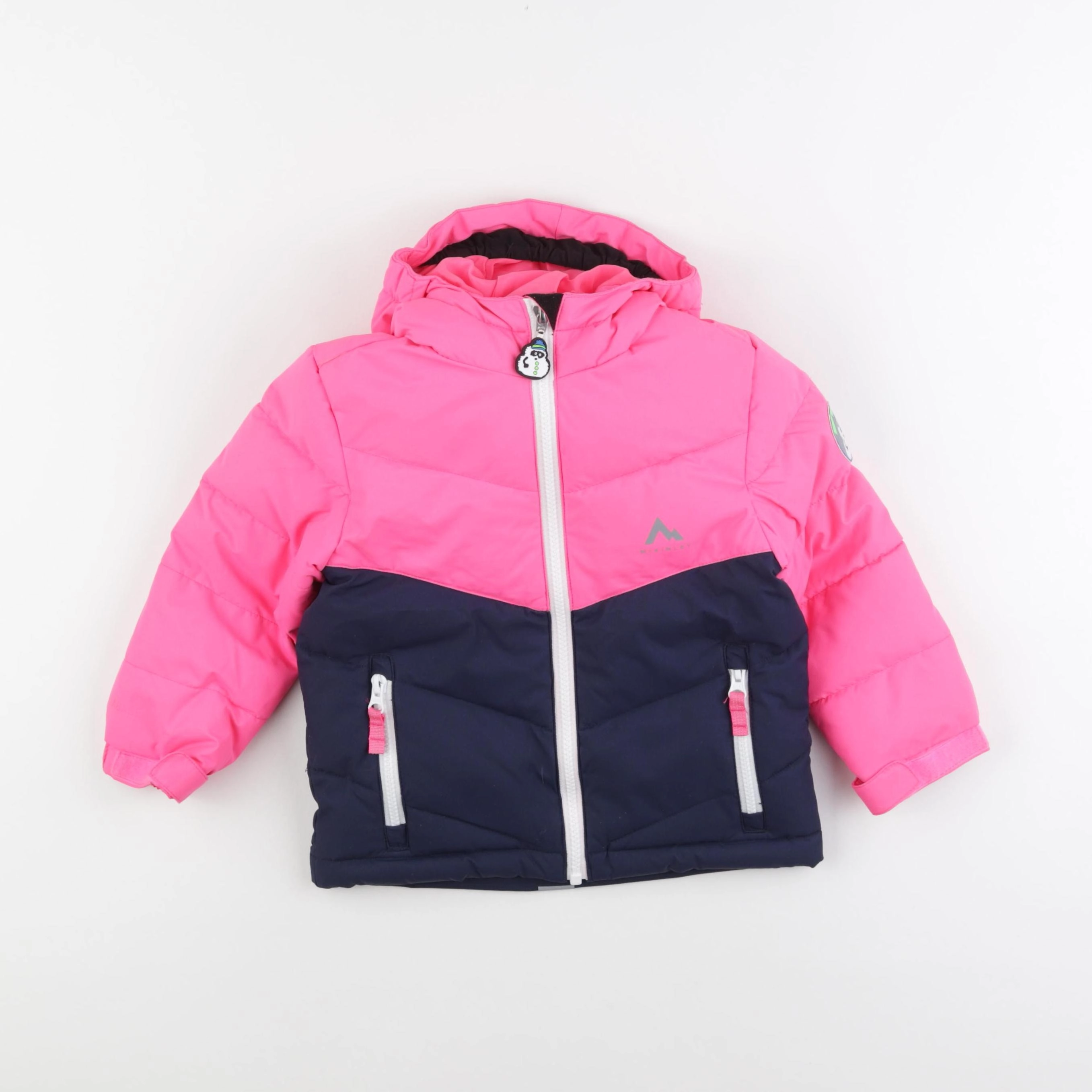 Decathlon ski - manteau de ski rose fluo - 3 ans
