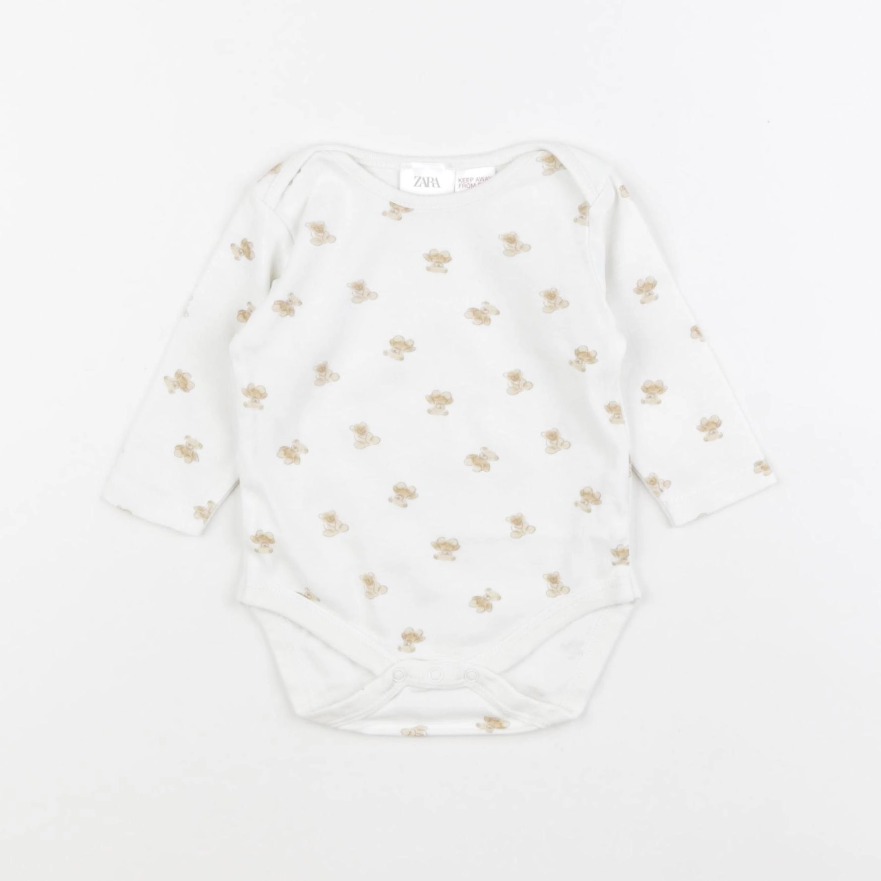Zara - body blanc - 3/6 mois