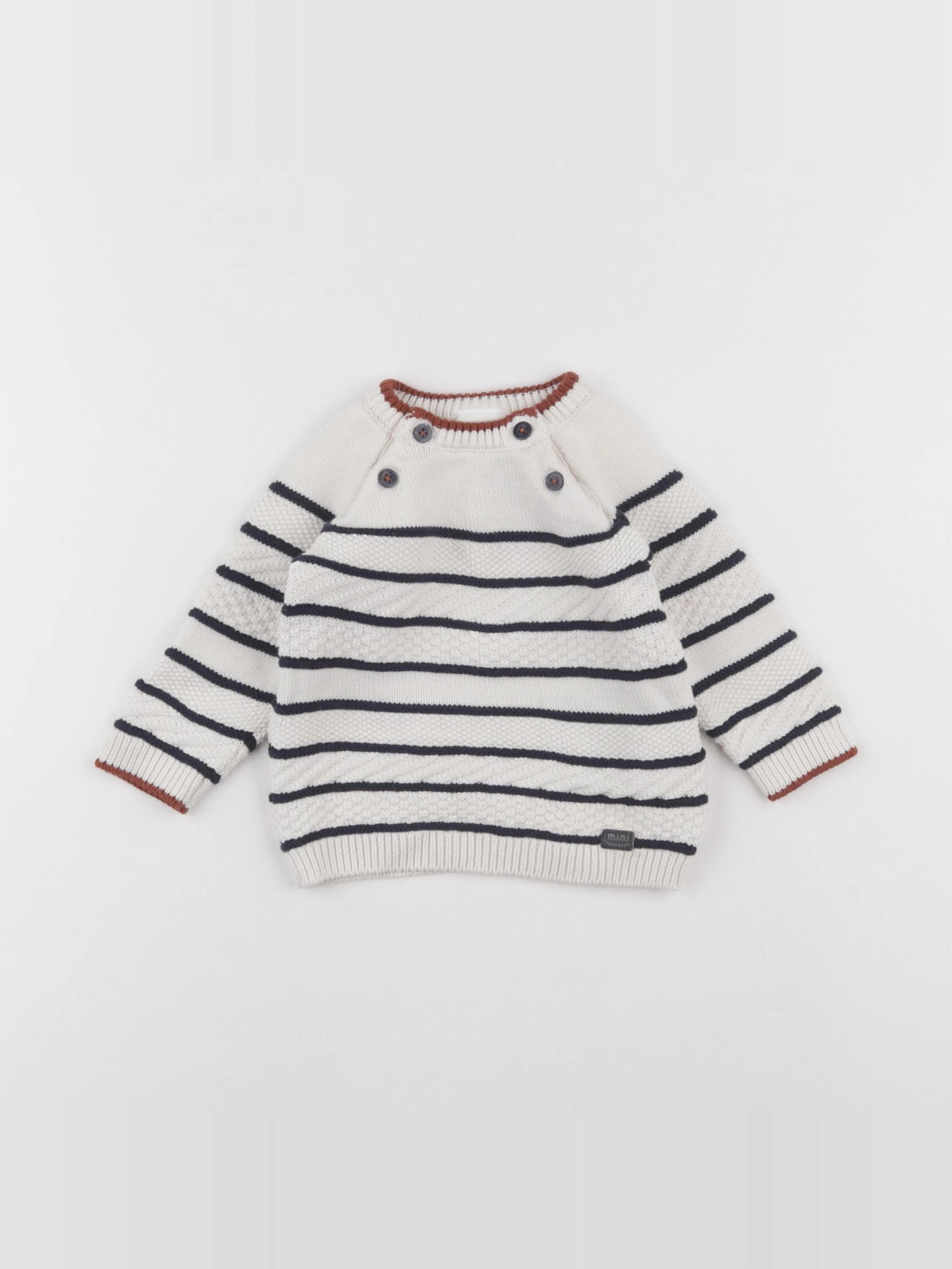 Tape à l'oeil - pull beige - 6 mois