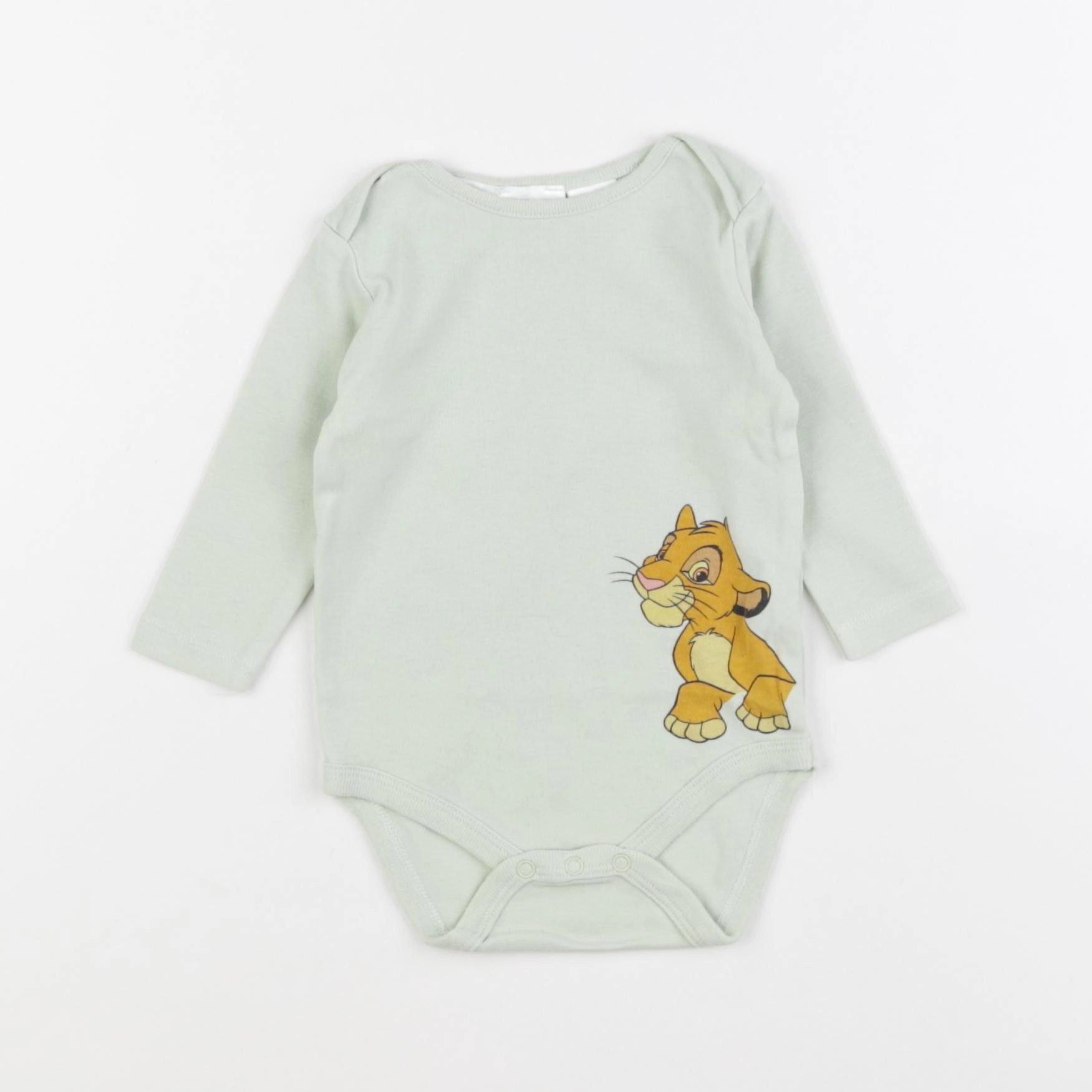 Zara - body vert - 6/9 mois