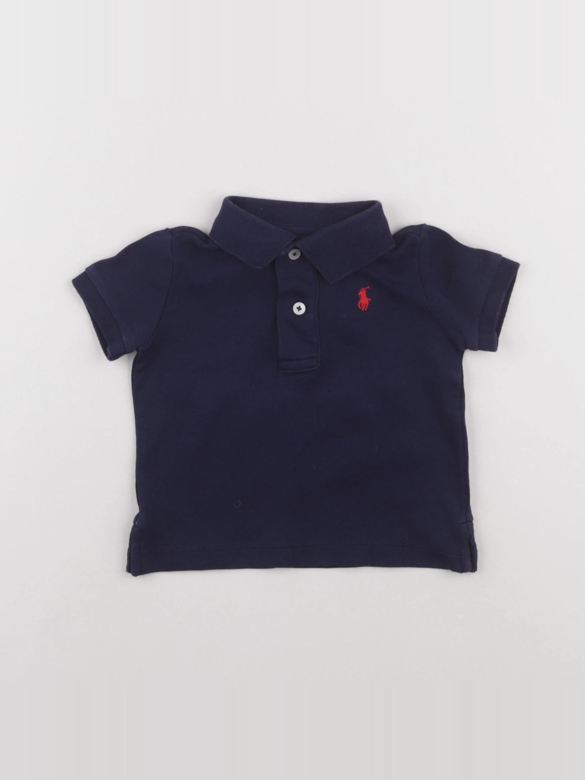 Ralph Lauren - polo bleu - 9 mois