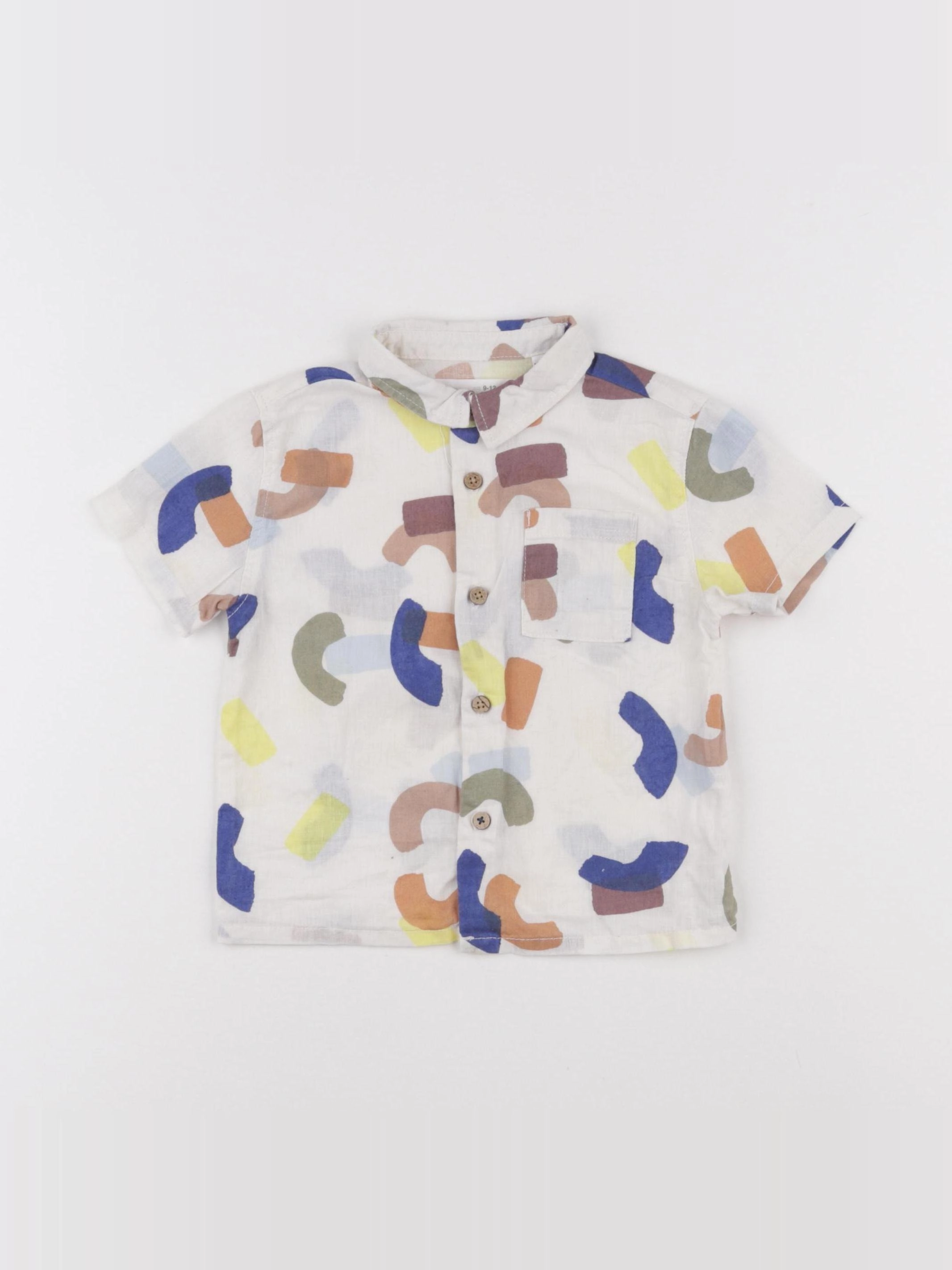 Zara - chemise multicolore - 9/12 mois