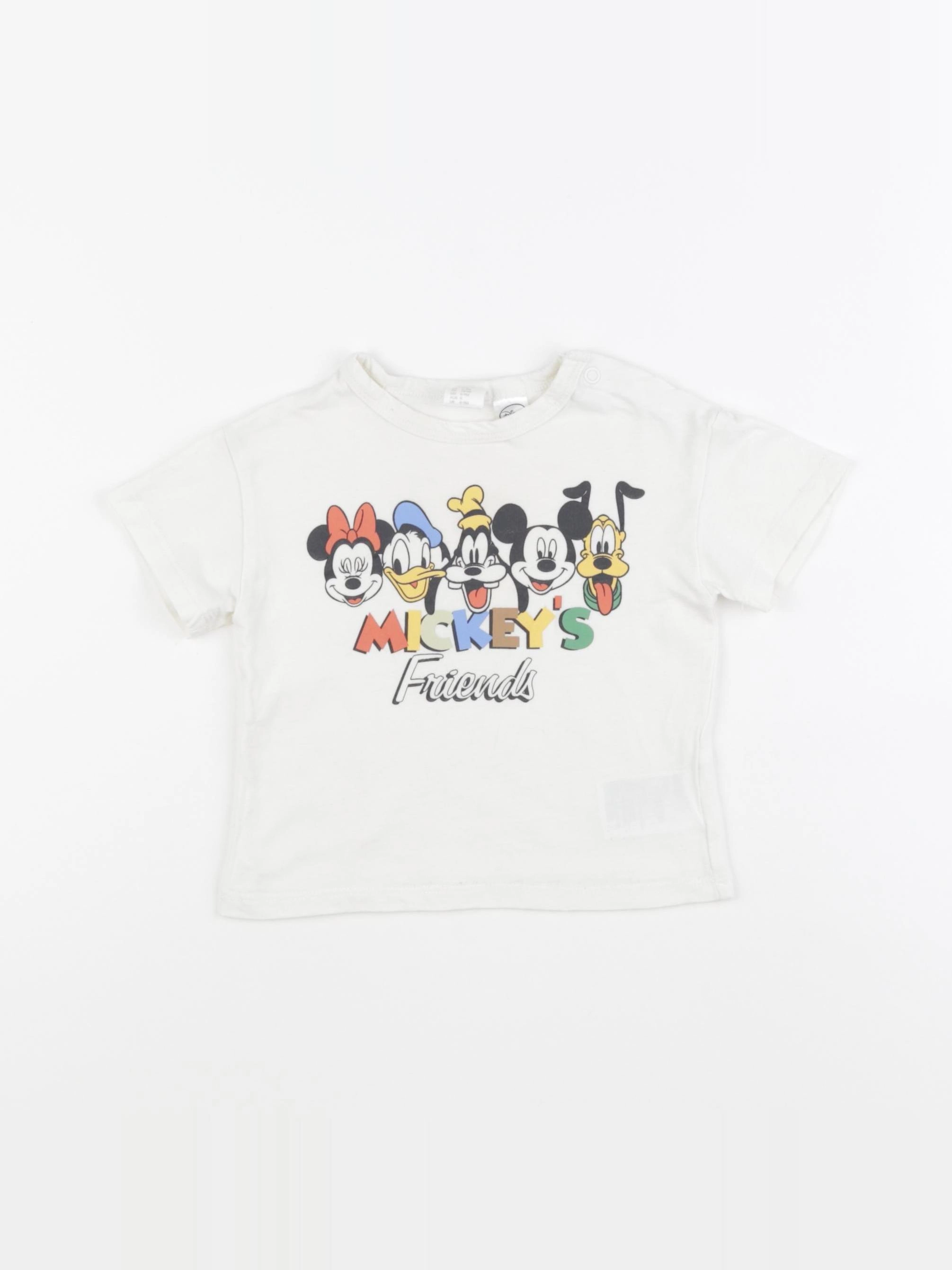 H&M - tee-shirt multicolore - 6/9 mois