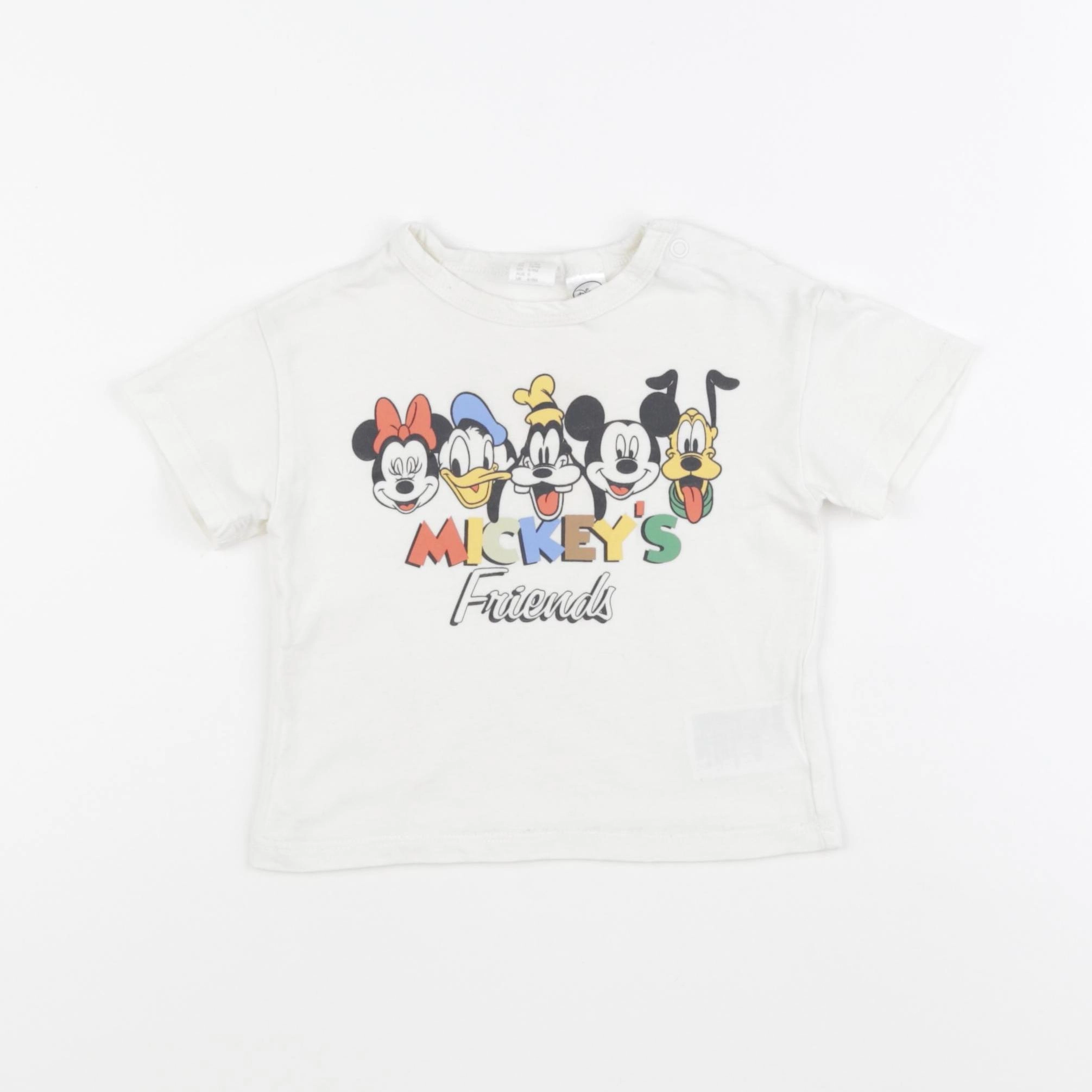 H&M - tee-shirt multicolore - 6/9 mois