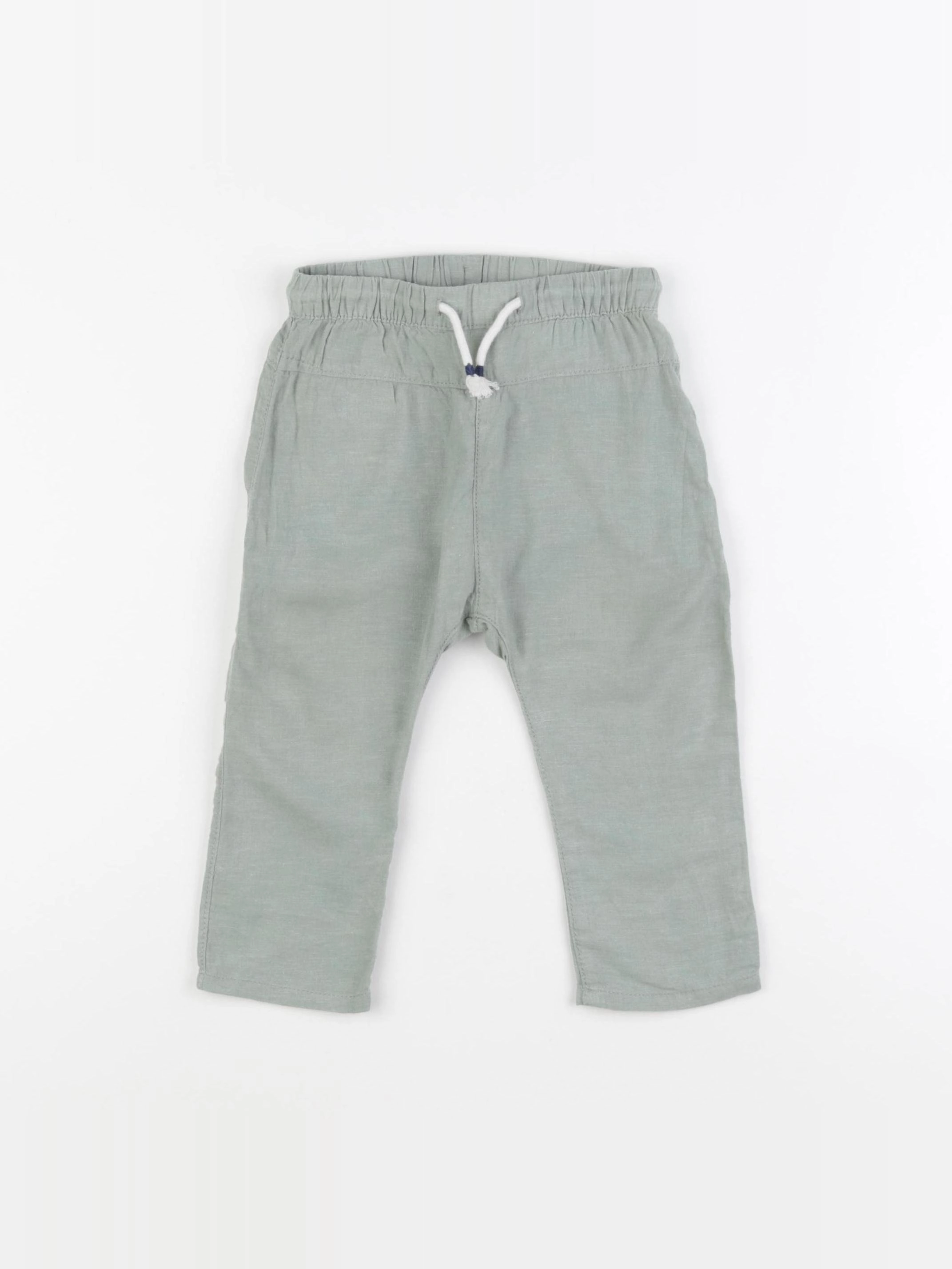 H&M - sarouel vert - 9/12 mois