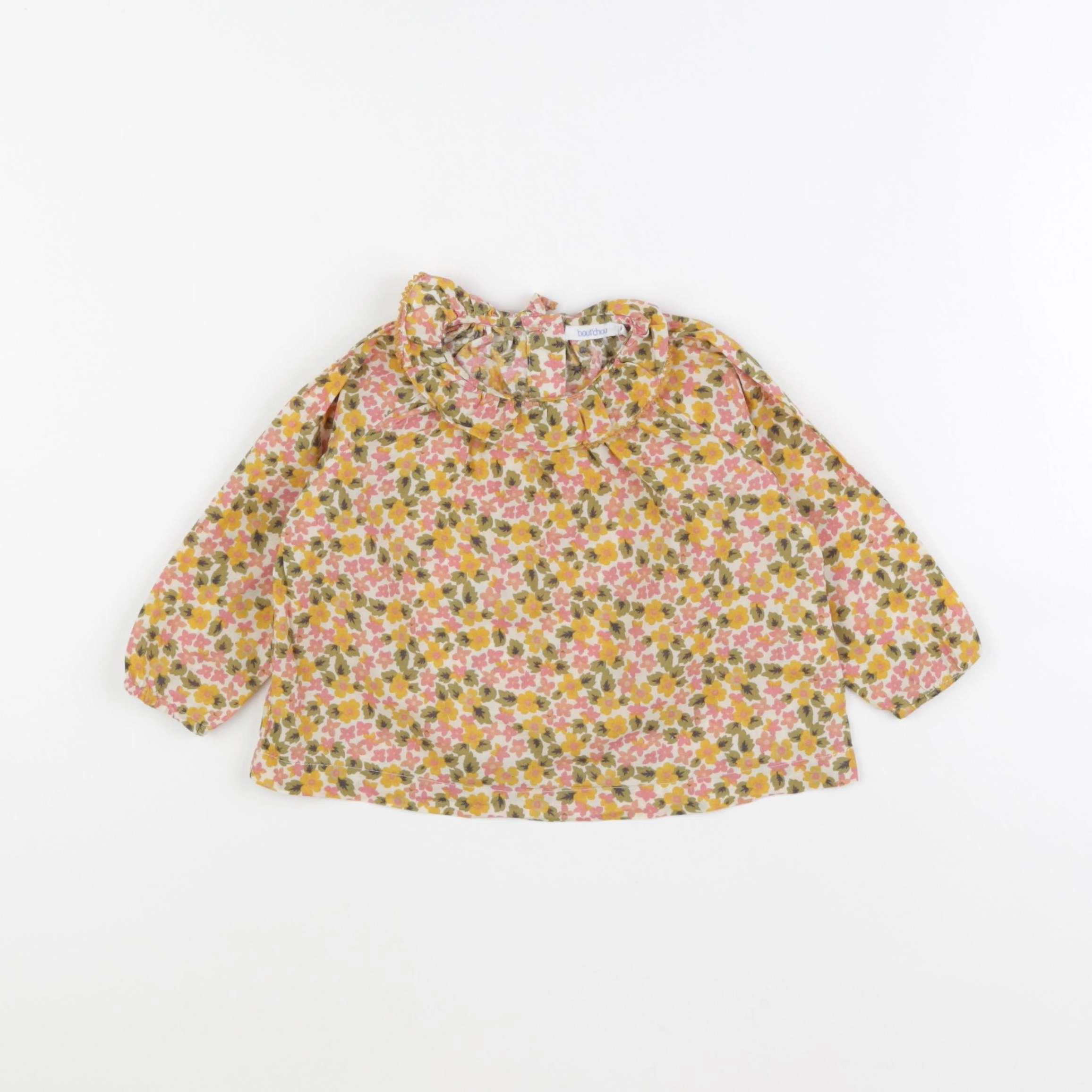Boutchou - blouse jaune - 9 mois