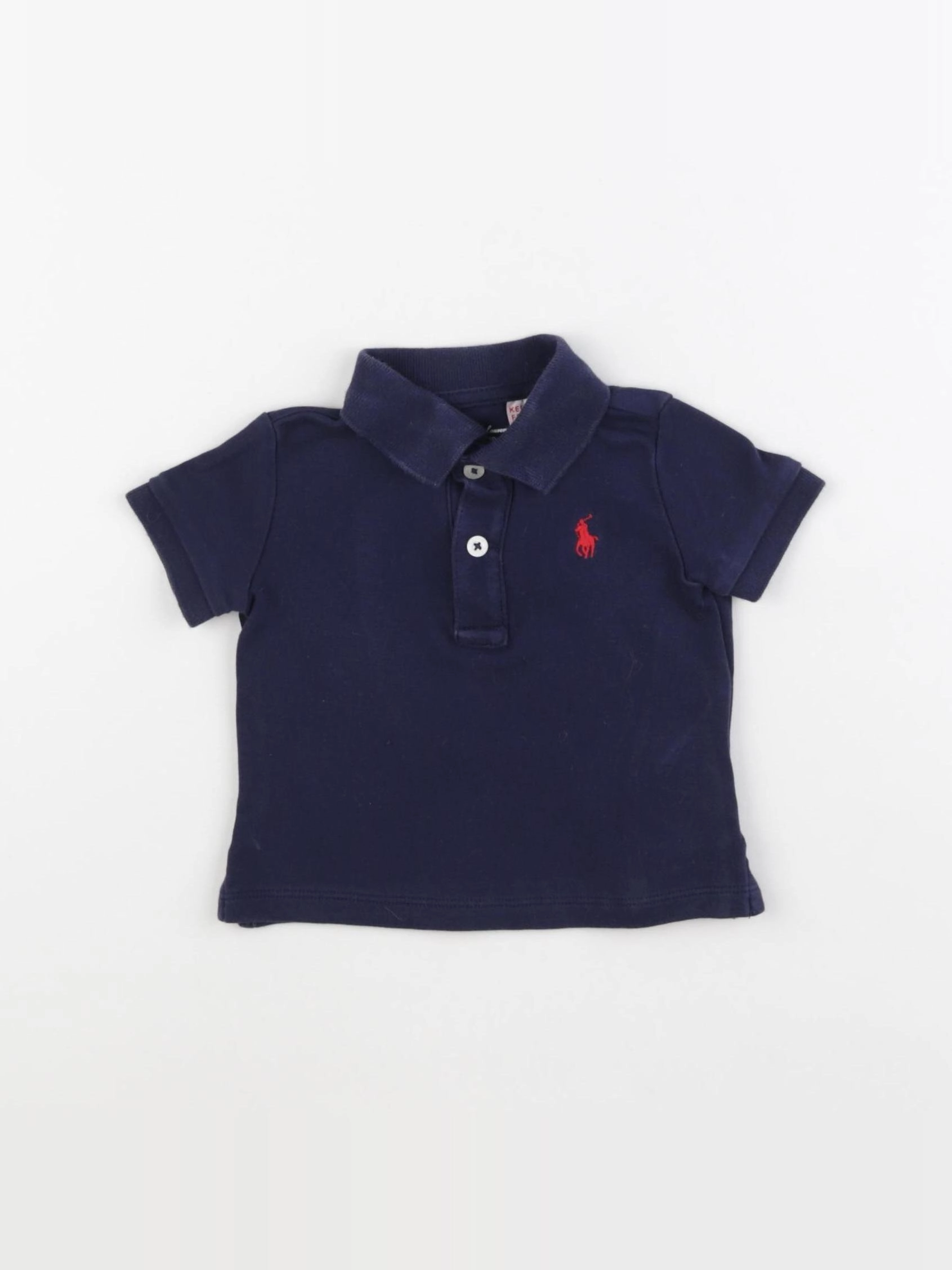 Ralph Lauren - polo bleu - 6 mois