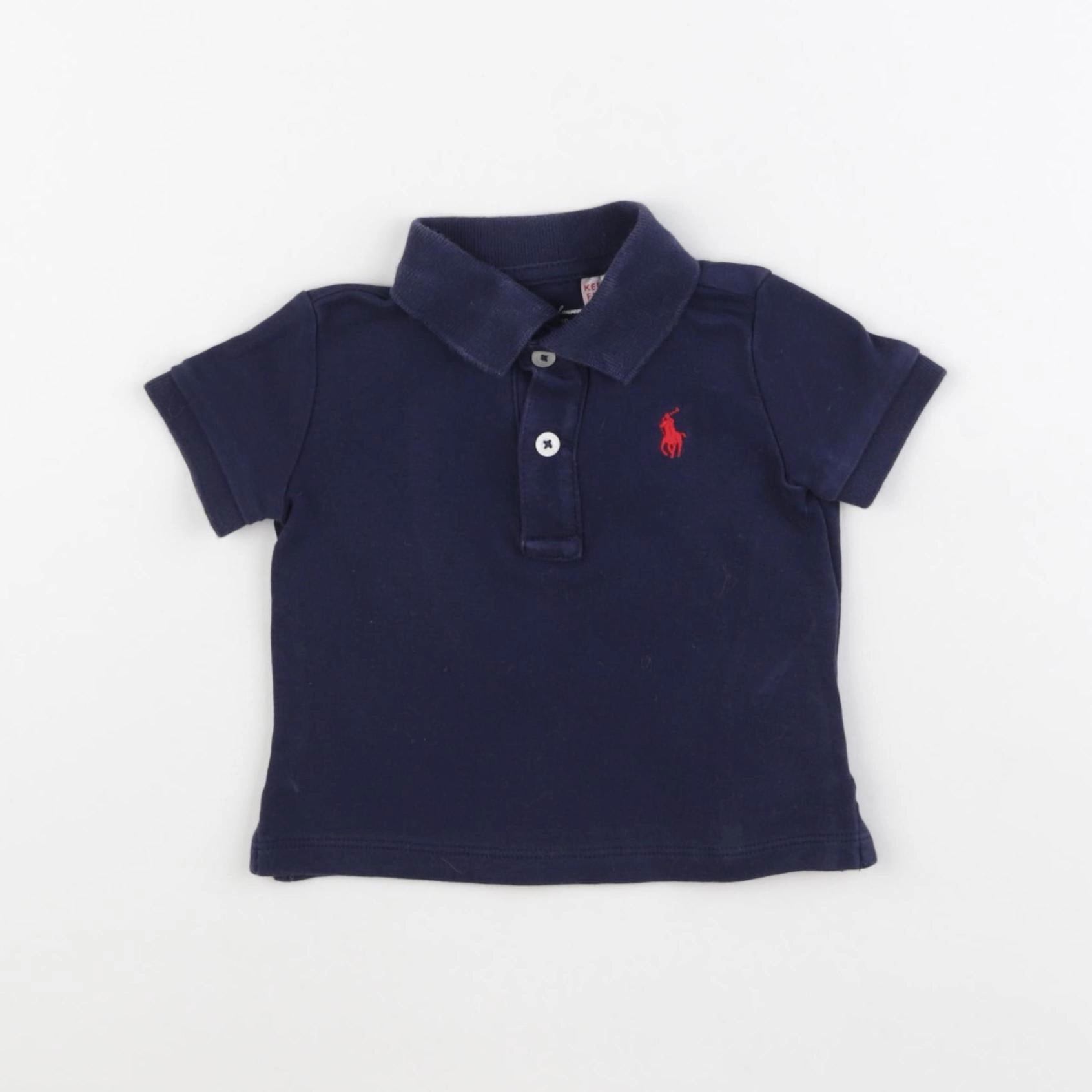 Ralph Lauren - polo bleu - 6 mois