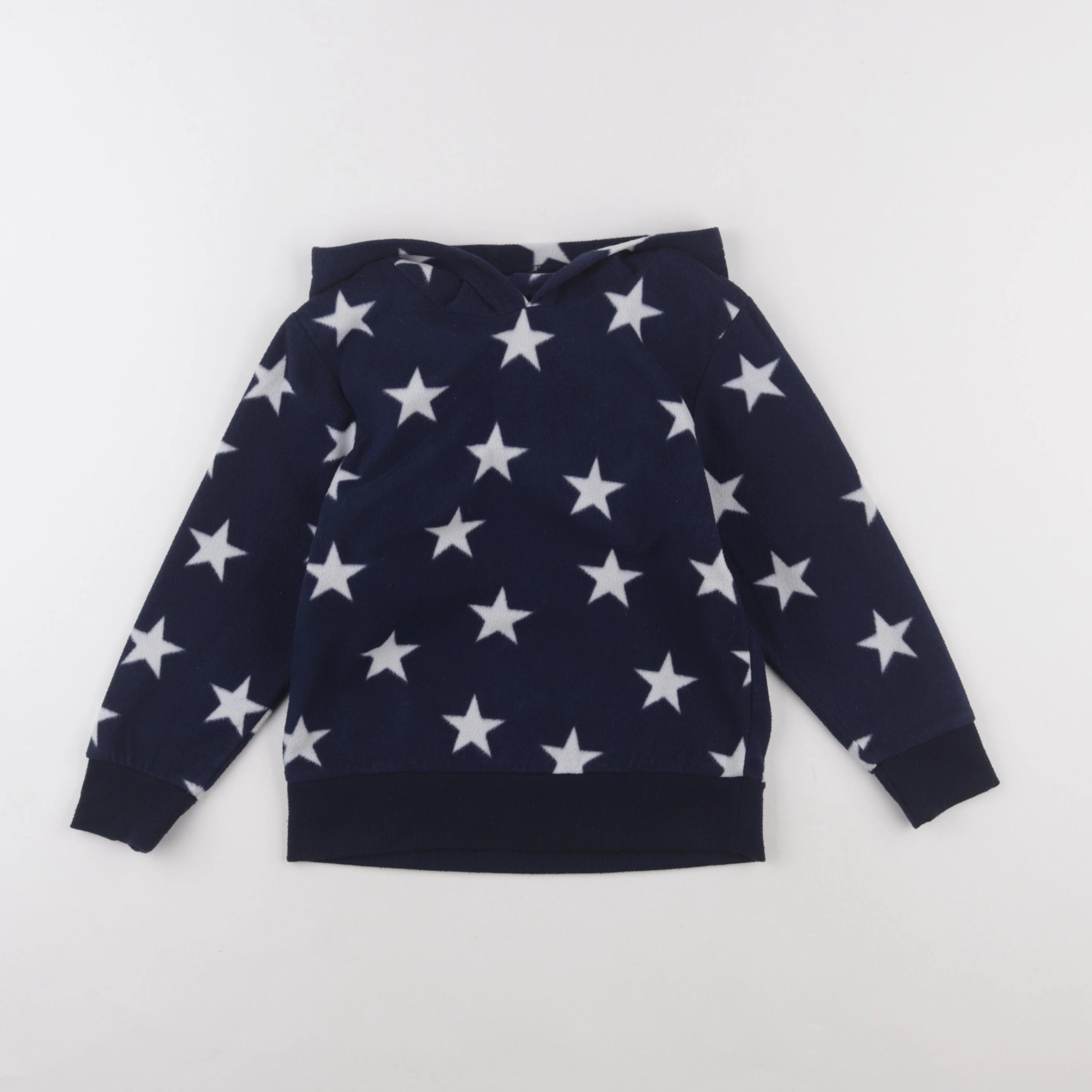 H&M - sweat bleu - 4/6 ans