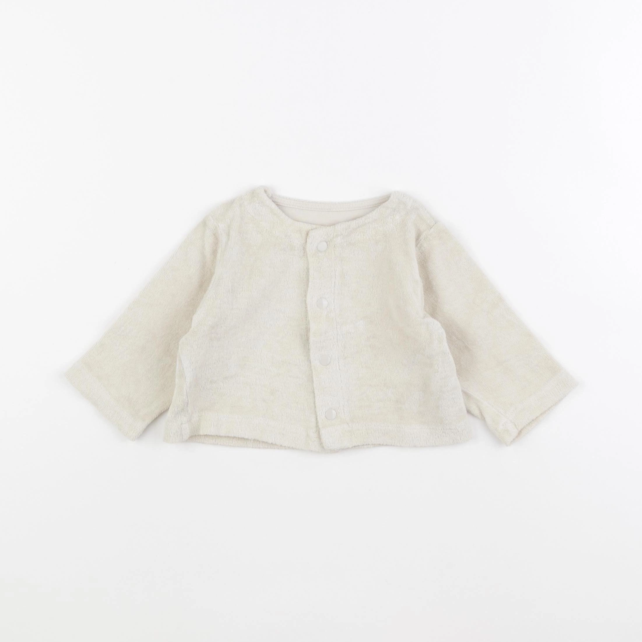 Poudre Organic - sweat beige - 6 mois