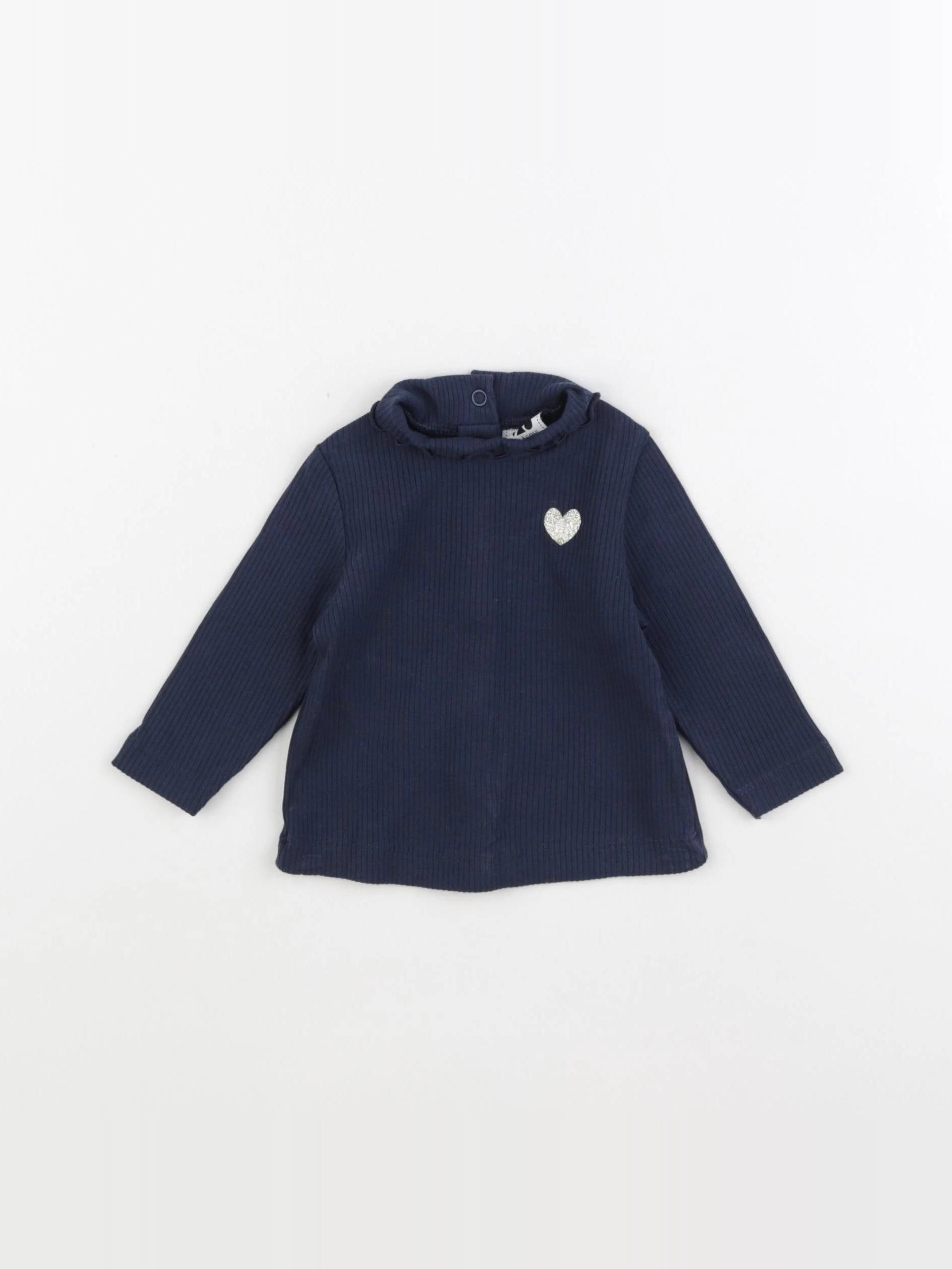 Tape à l'oeil - sous-pull bleu - 3 mois