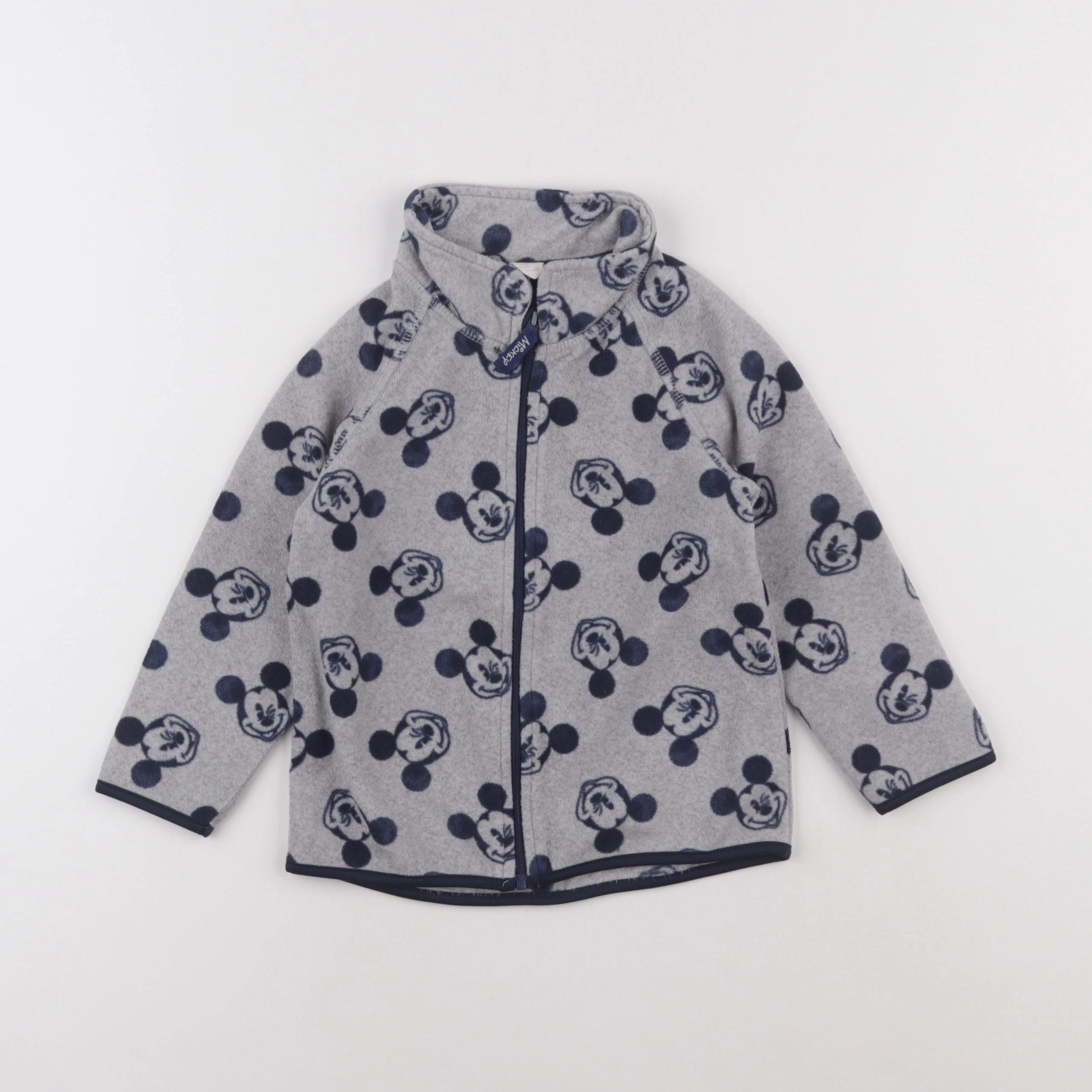 H&M - polaire gris - 18/24 mois