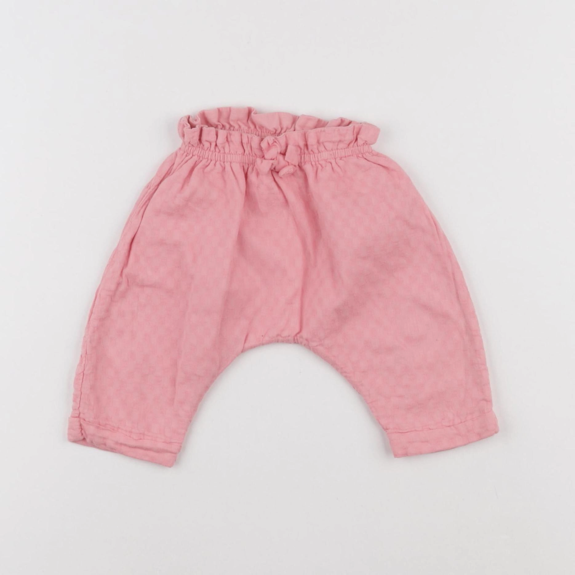 Natalys - sarouel rose - 1 mois