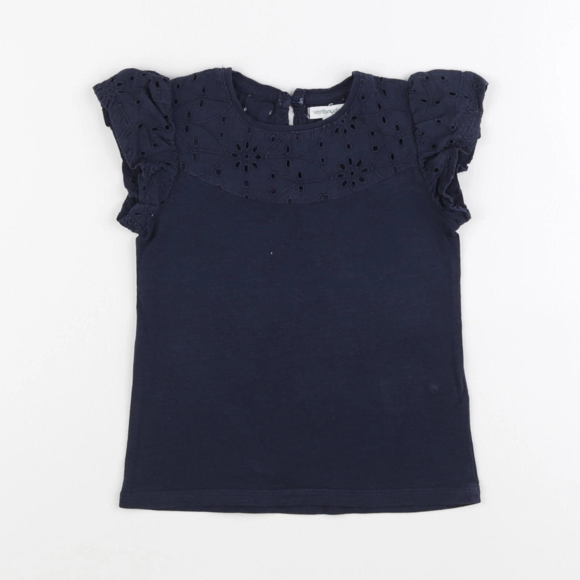 Vertbaudet - tee-shirt bleu - 4 ans