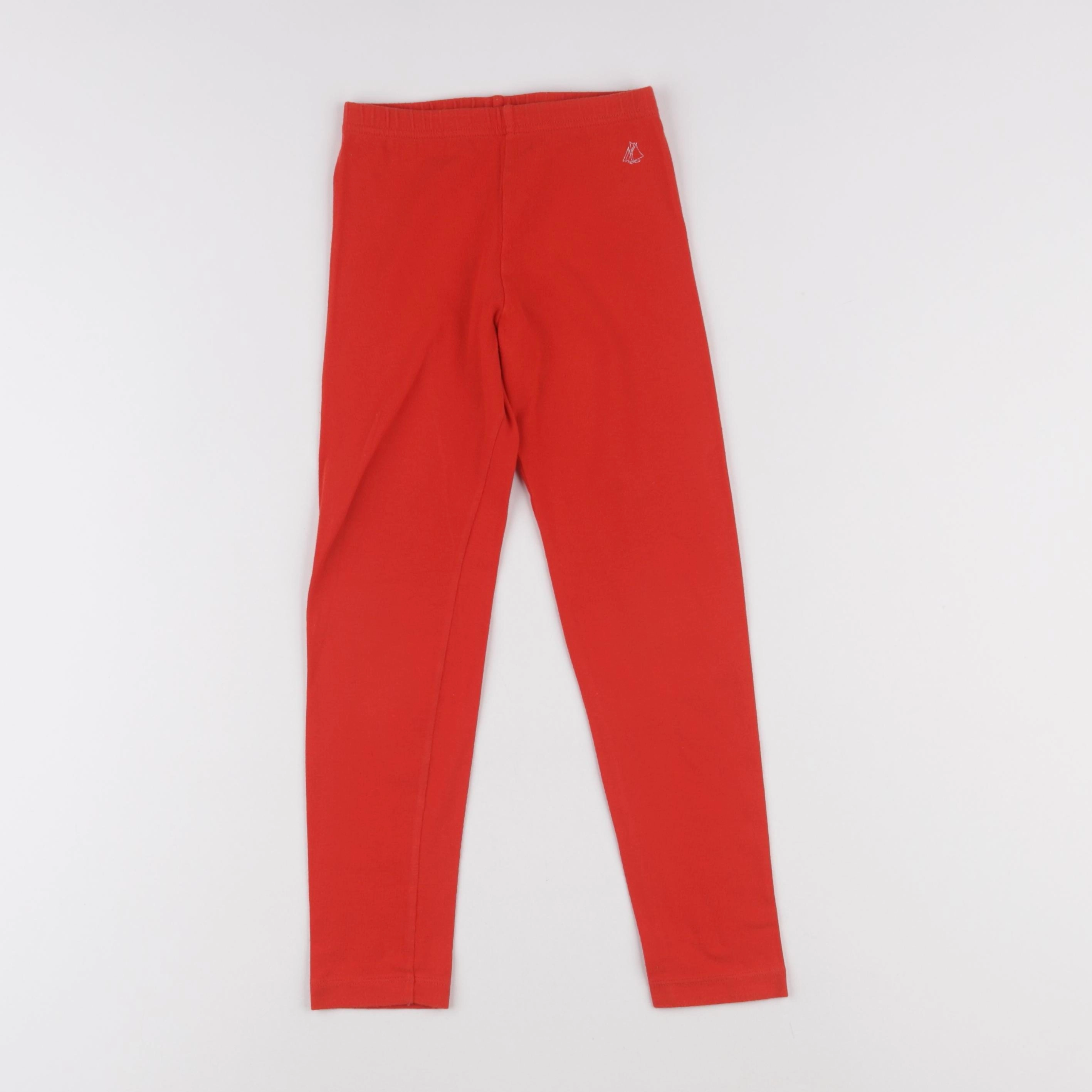 Petit Bateau - legging rouge - 5 ans