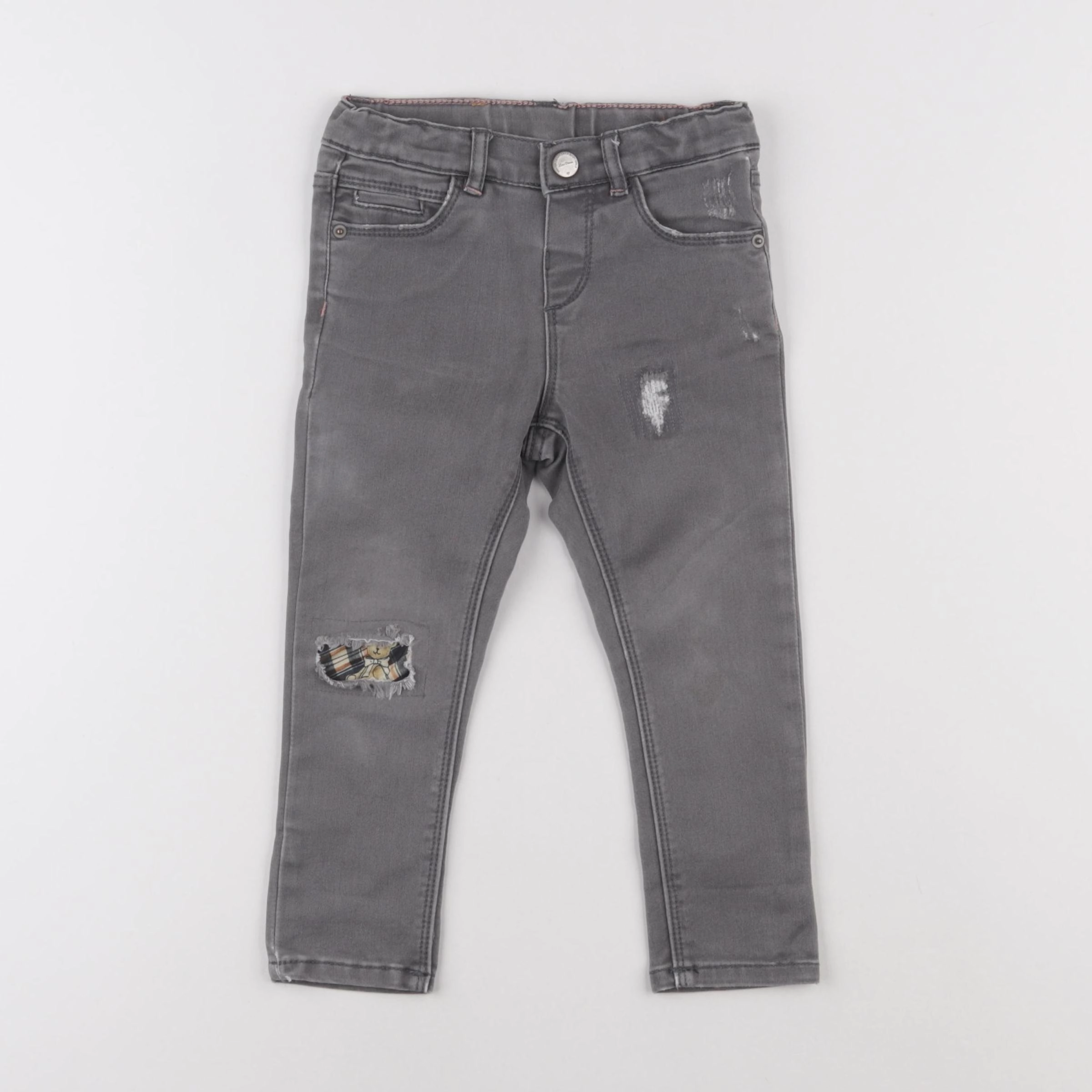 Zara - jegging gris - 2/3 ans