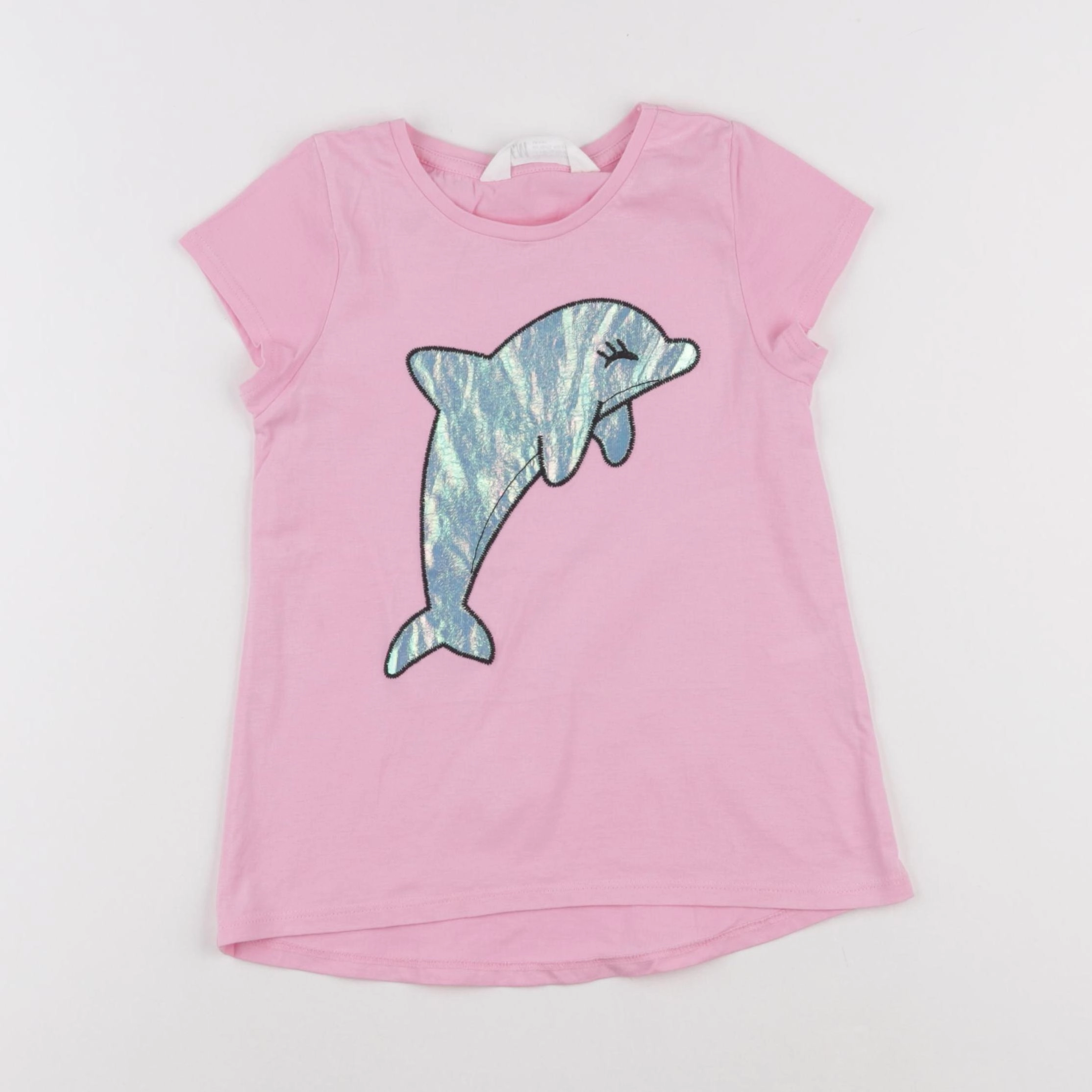 H&M - tee-shirt rose - 4/6 ans