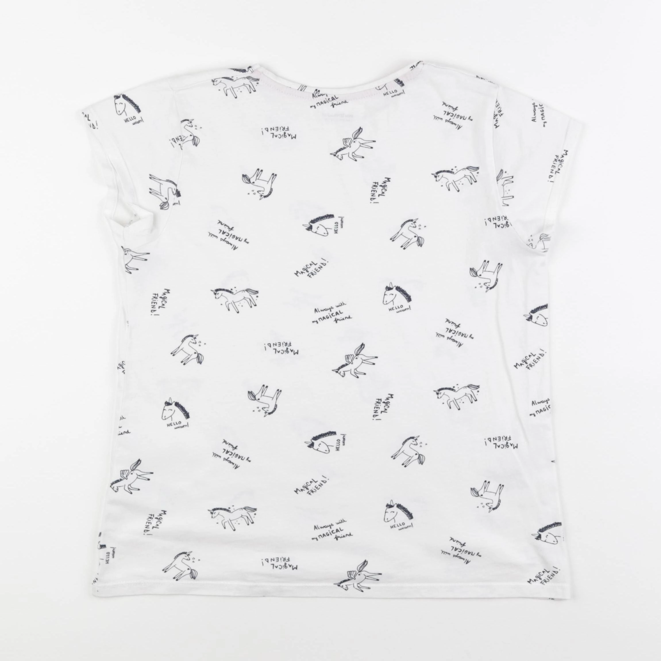 Vertbaudet - tee-shirt blanc - 12 ans