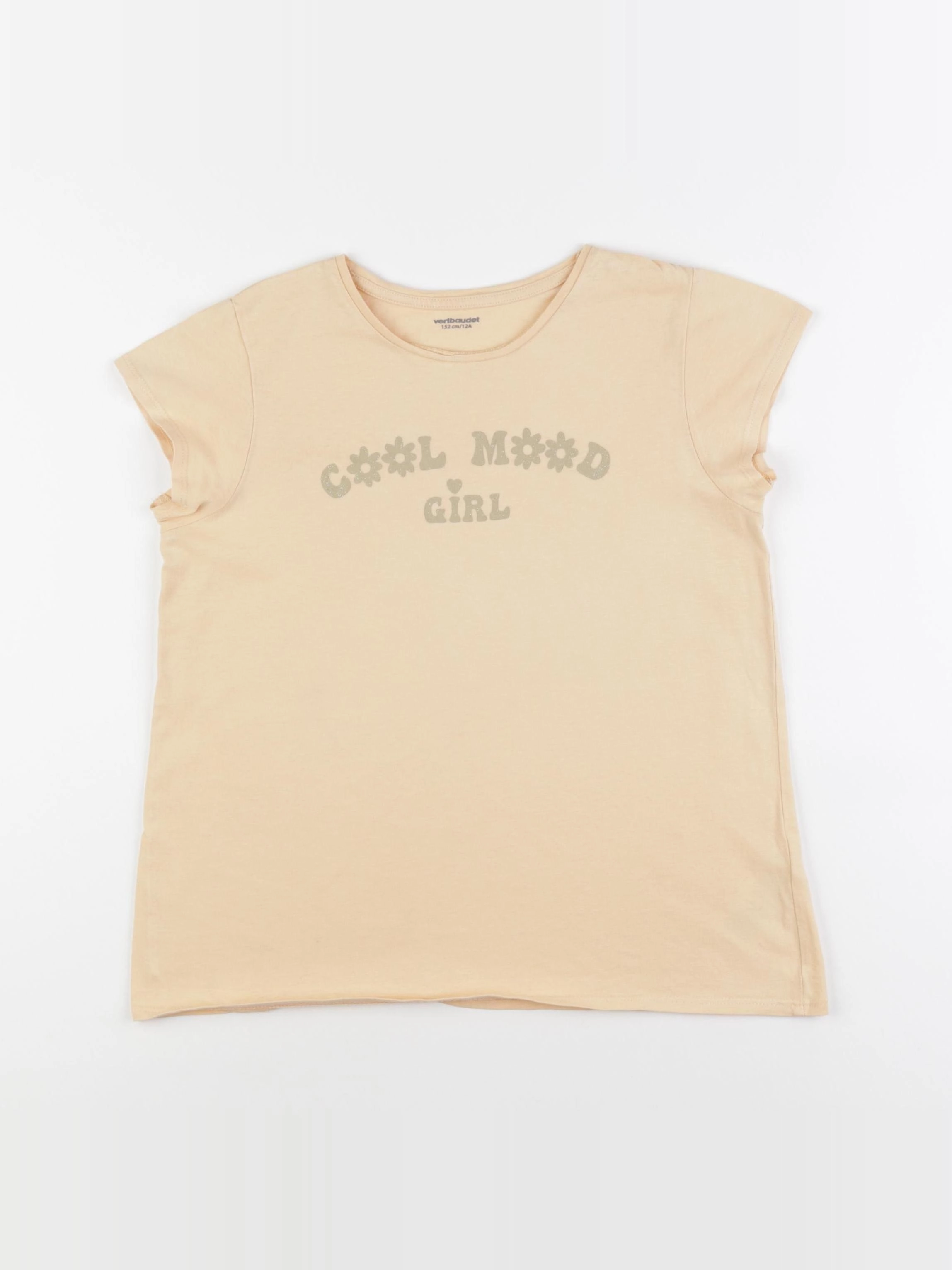 Vertbaudet - tee-shirt orange - 12 ans