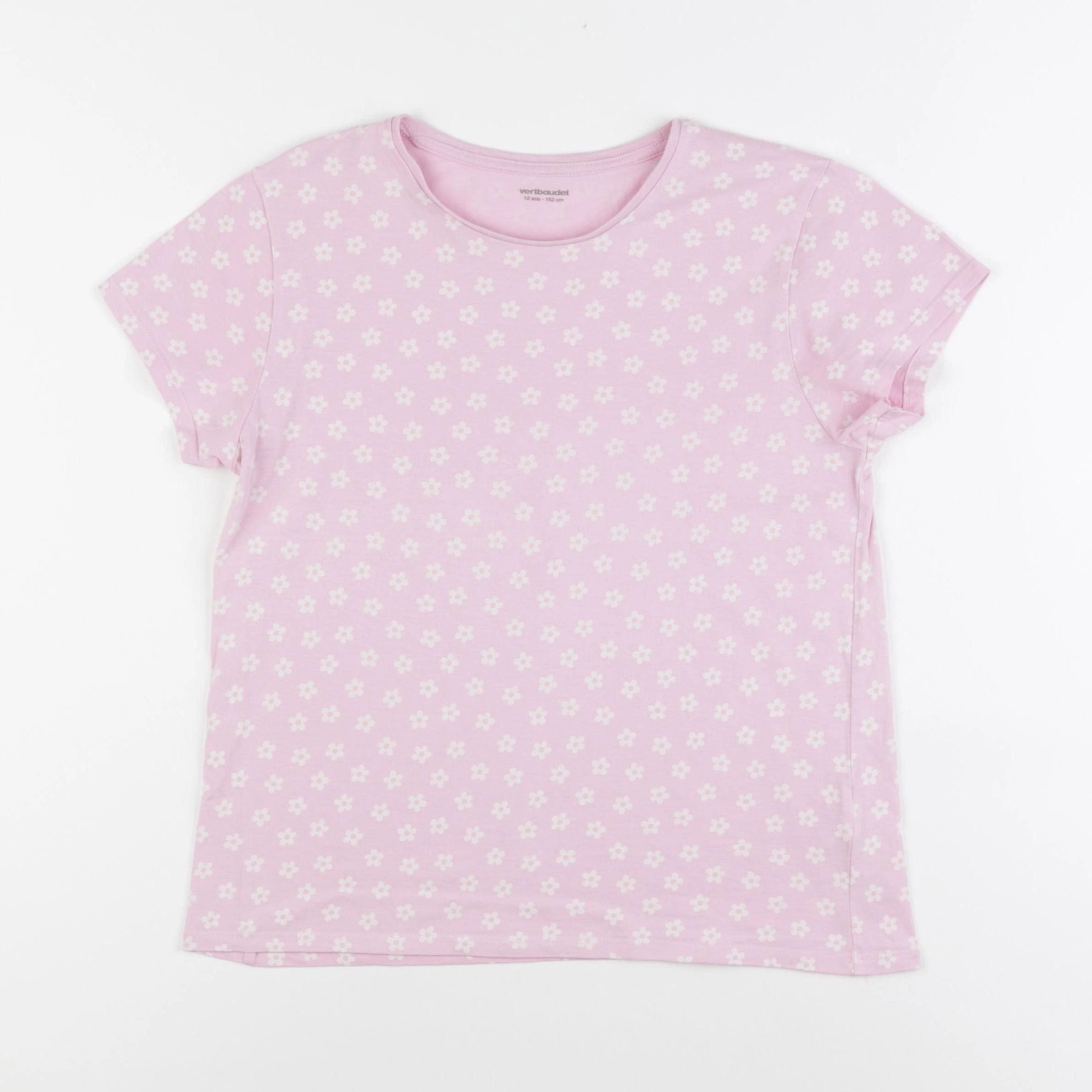 Vertbaudet - tee-shirt rose - 12 ans