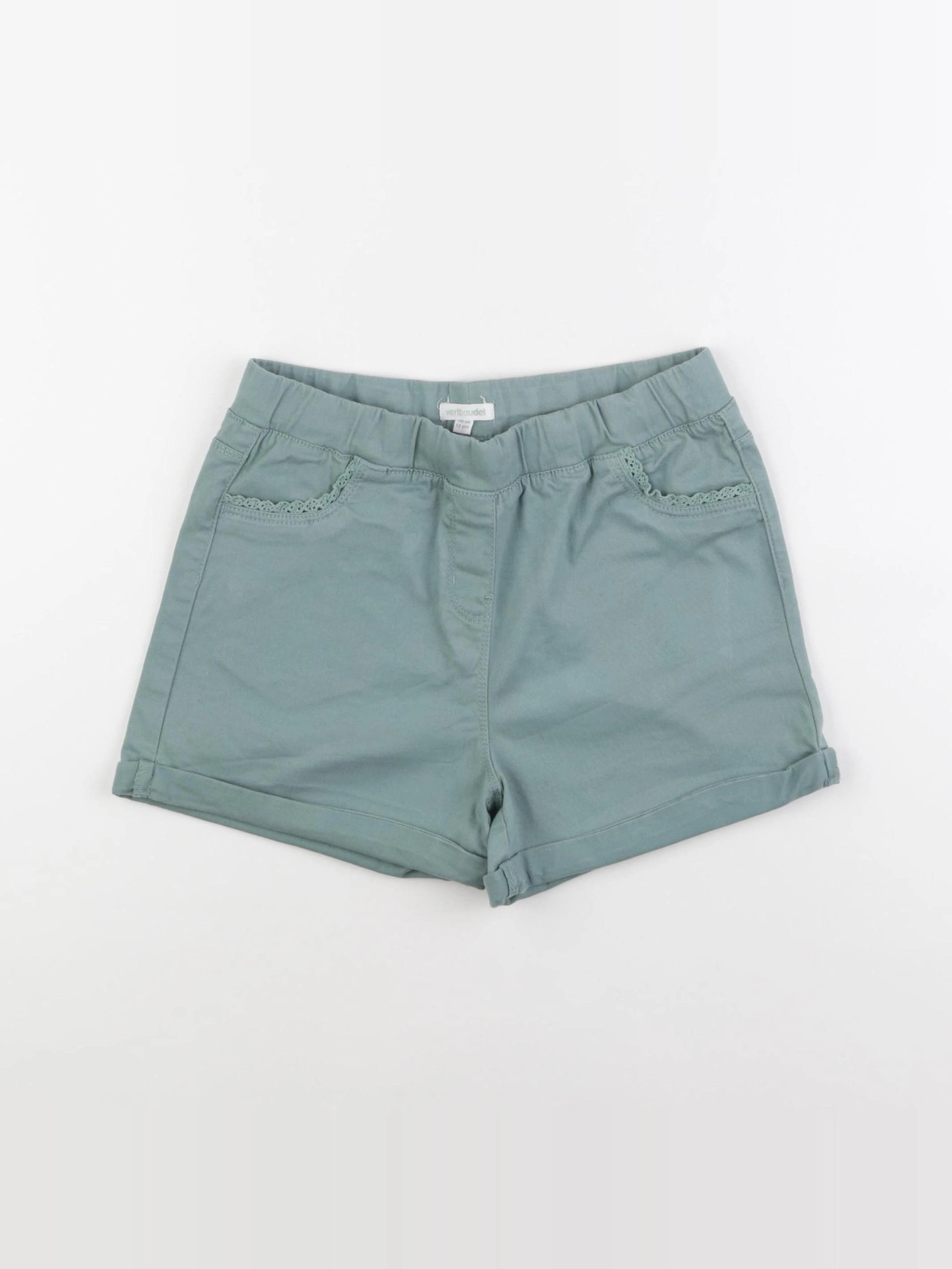 Vertbaudet - short vert - 12 ans
