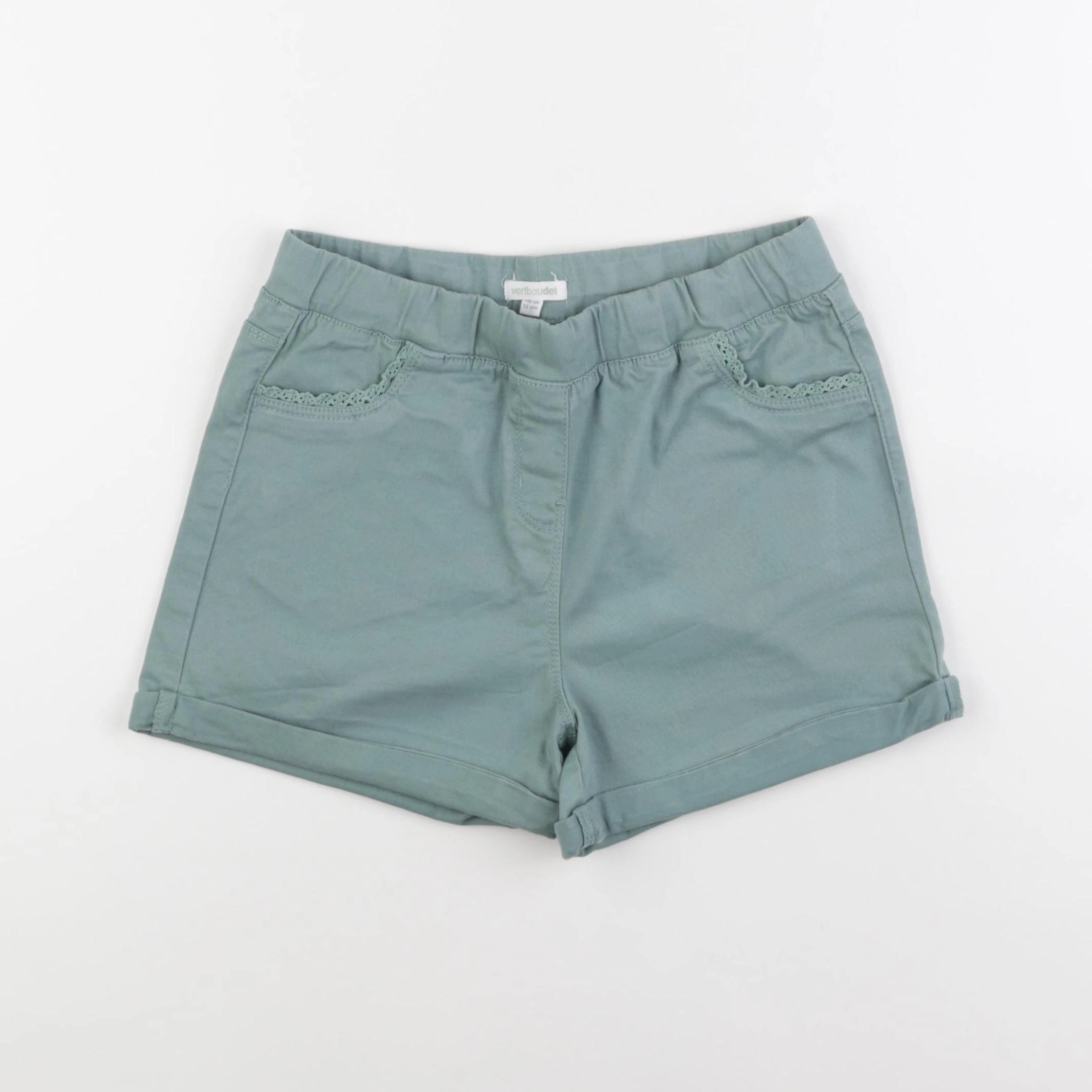 Vertbaudet - short vert - 12 ans