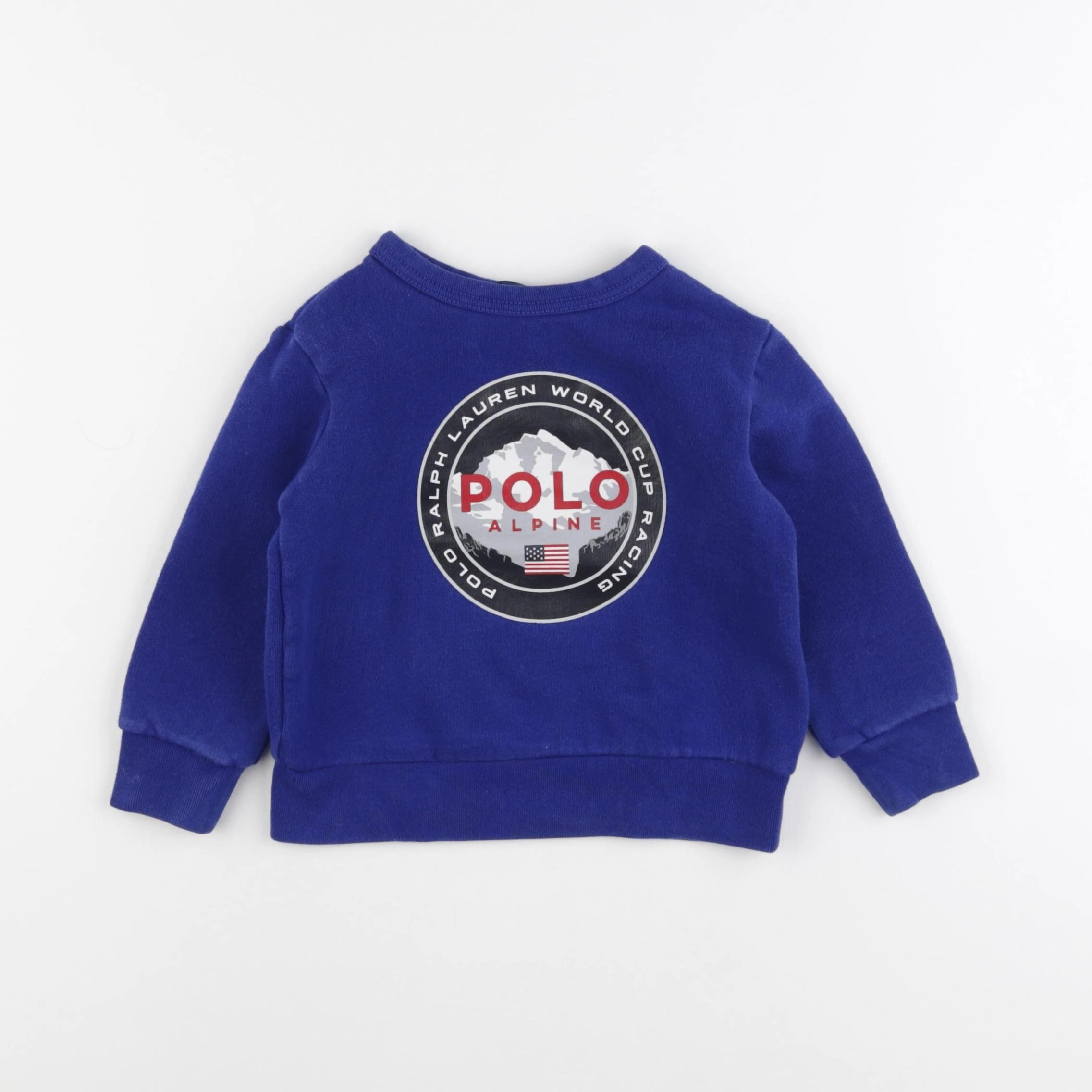 Ralph Lauren - sweat bleu - 3 ans