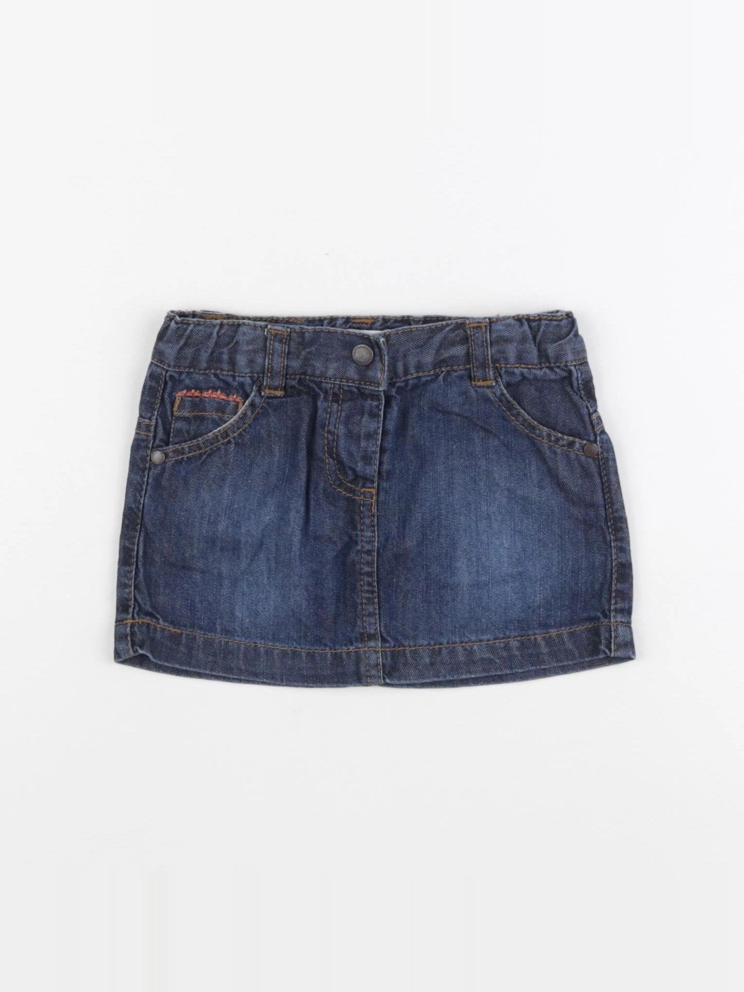 Vertbaudet - jupe bleu - 18 mois