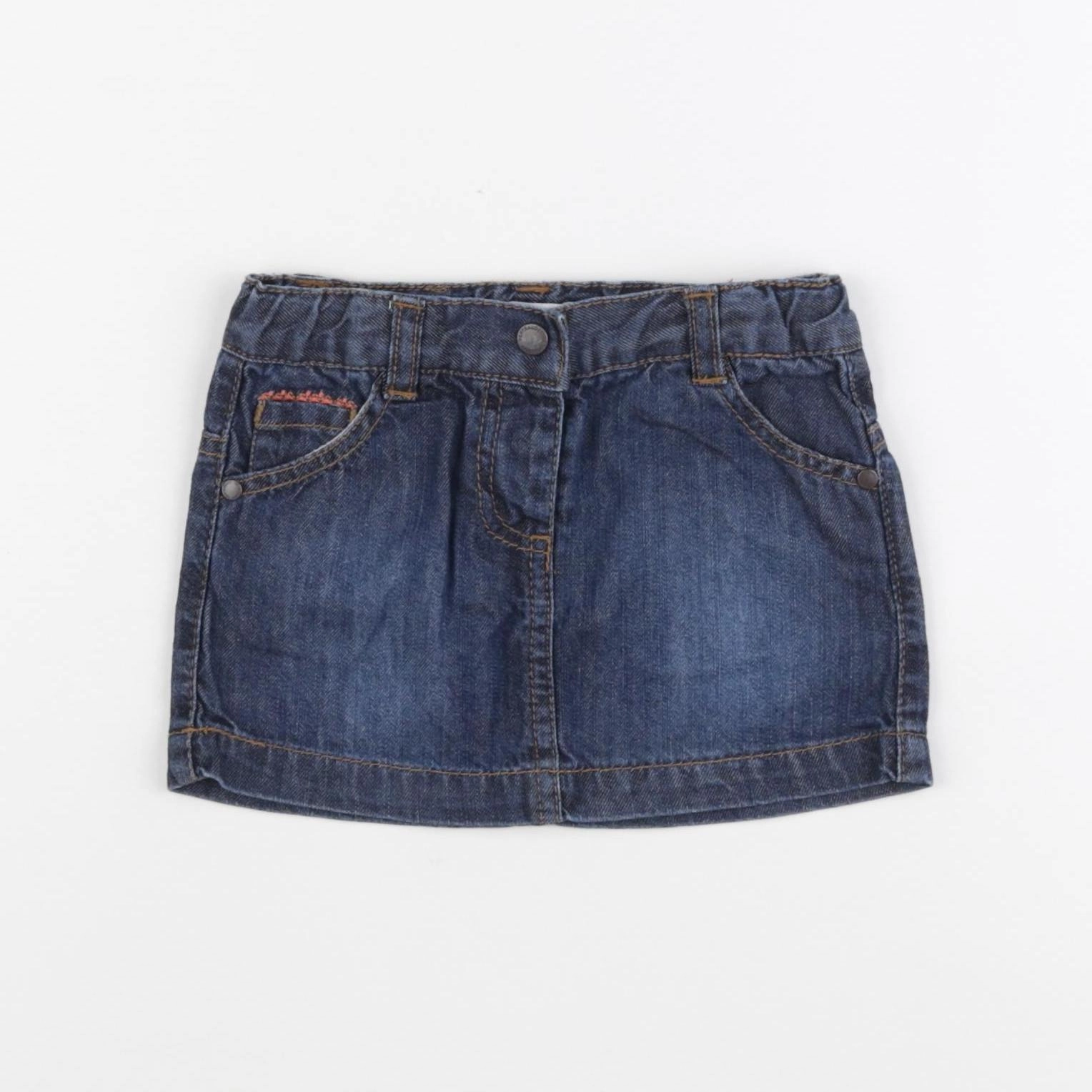Vertbaudet - jupe bleu - 18 mois
