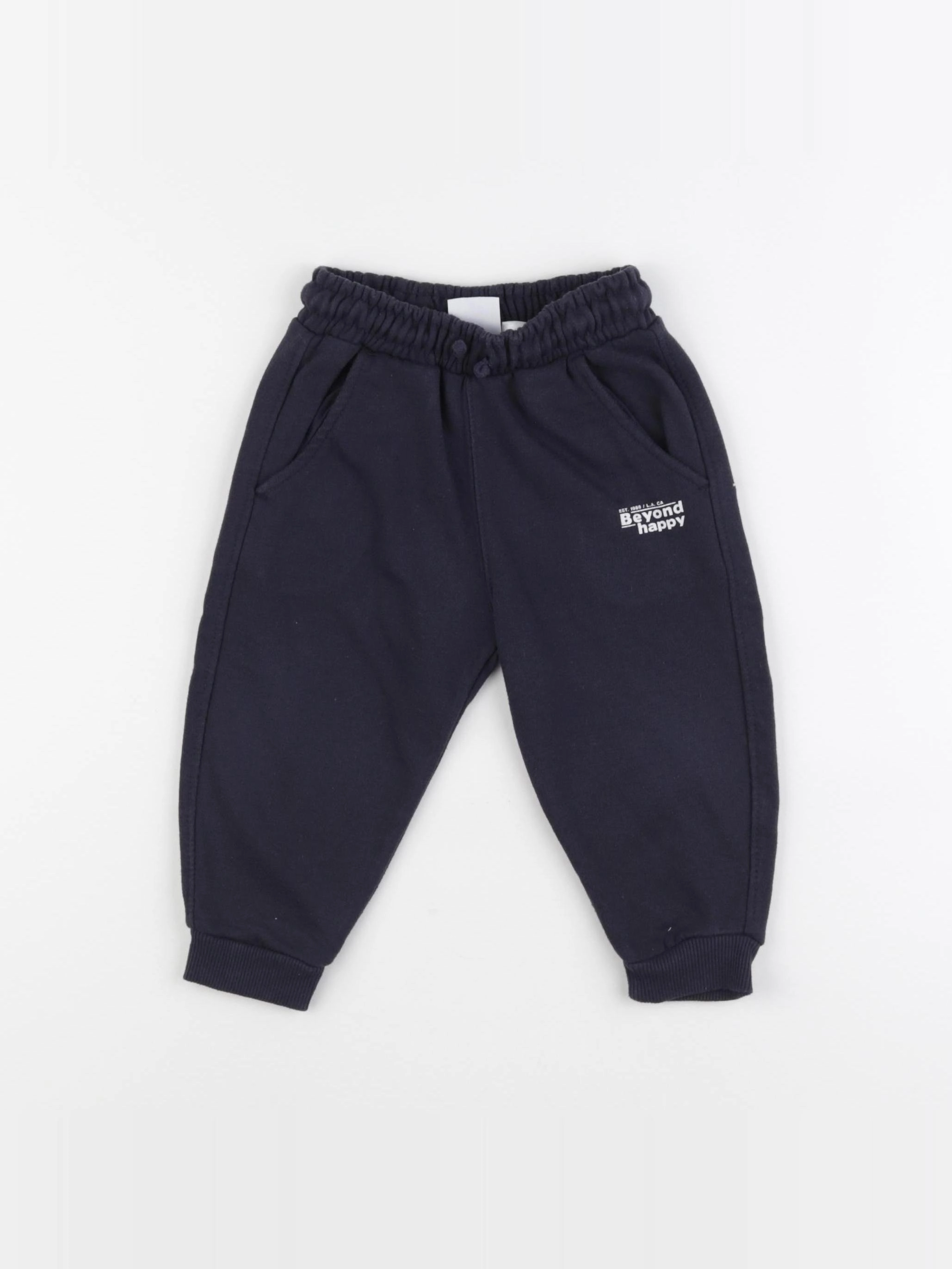 Zara - jogging bleu - 12/18 mois