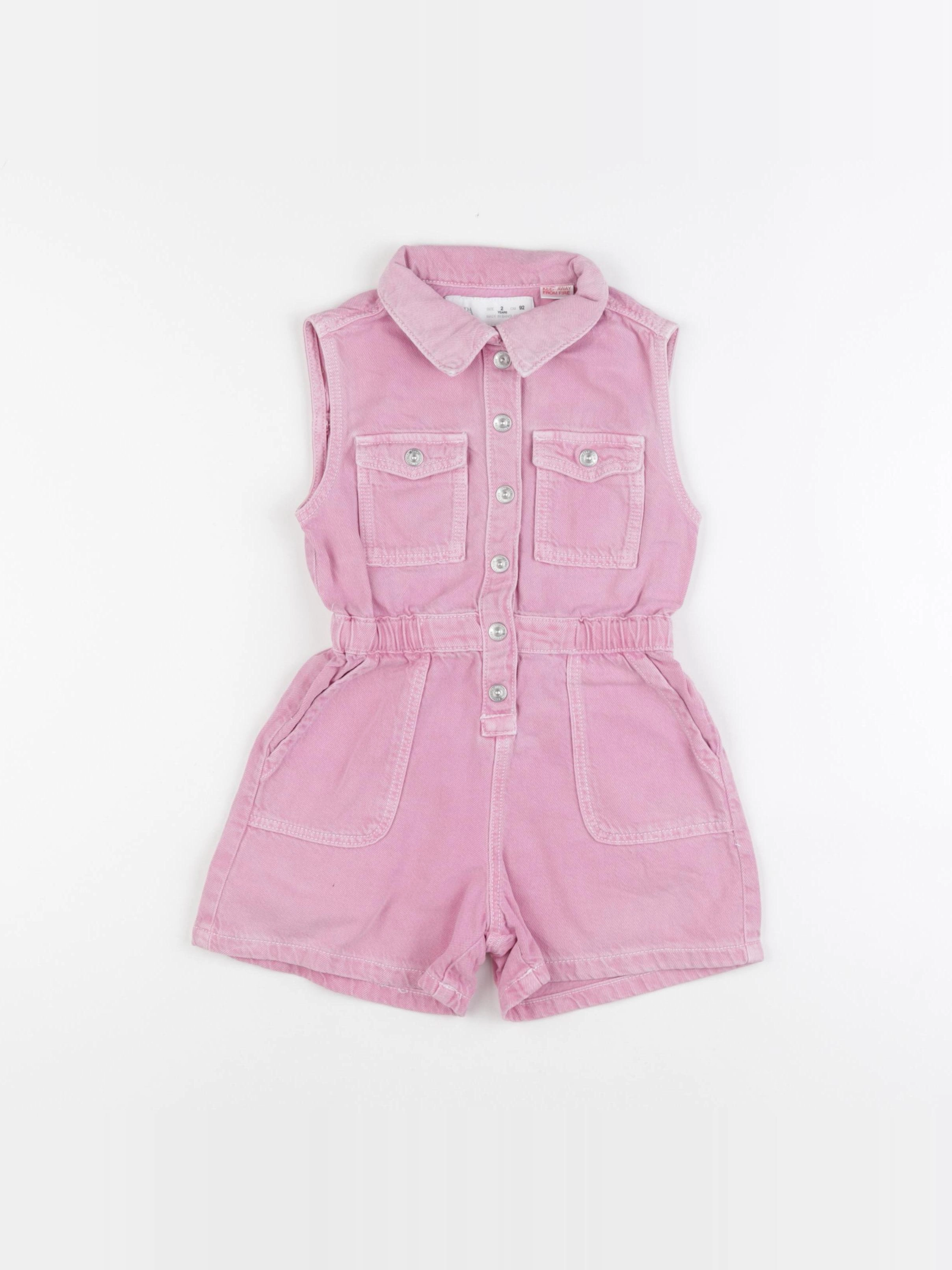 Zara - combinaison rose - 2 ans