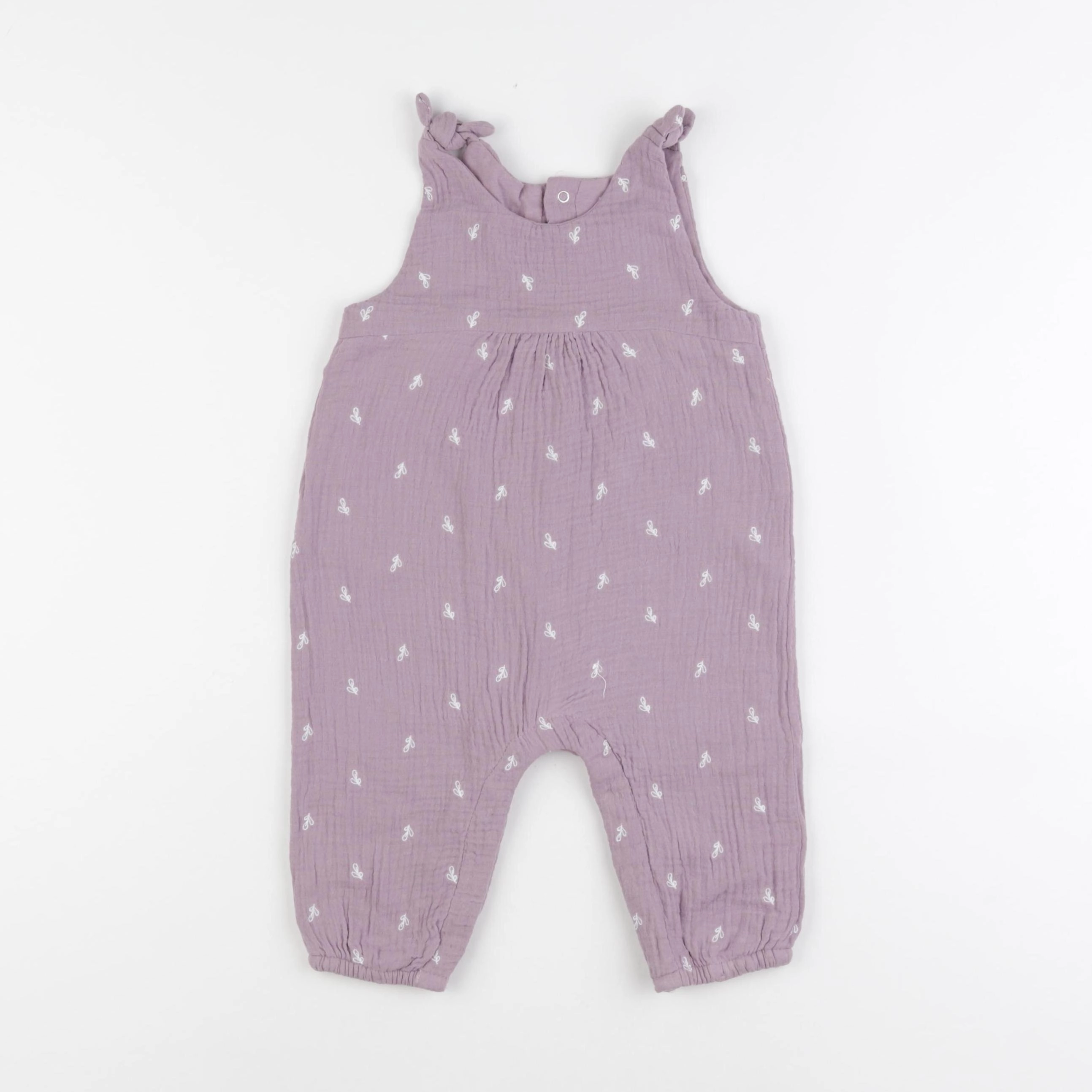 Vertbaudet - combinaison violet - 12 mois