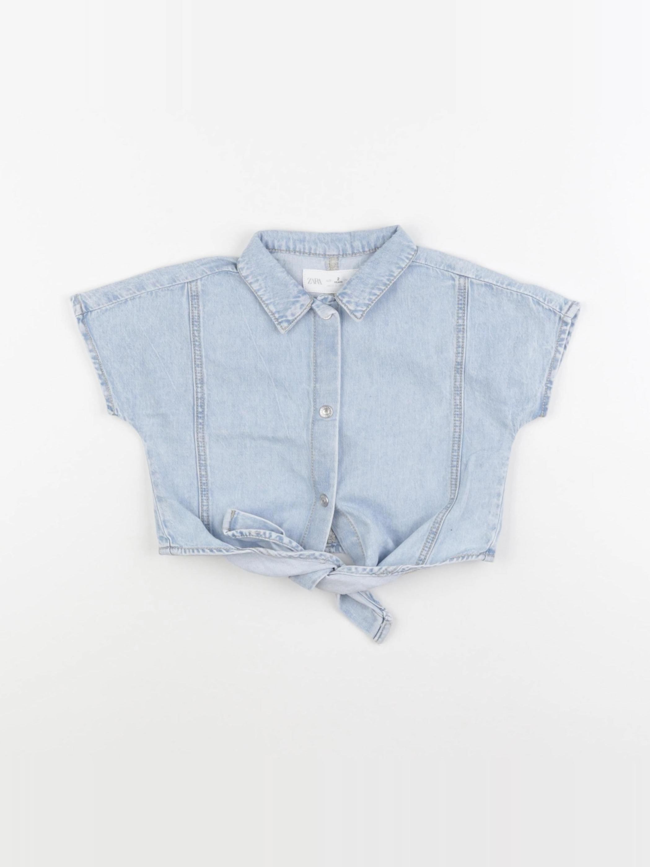 Zara - chemise bleu - 2 ans