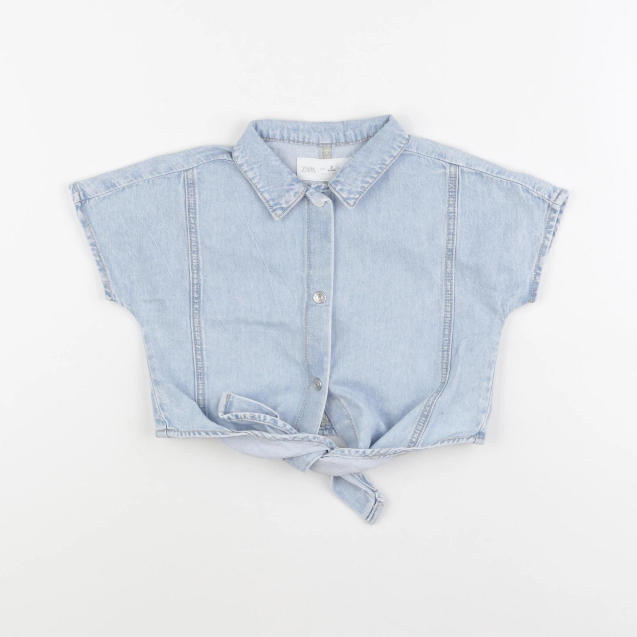 Zara - chemise bleu - 2 ans