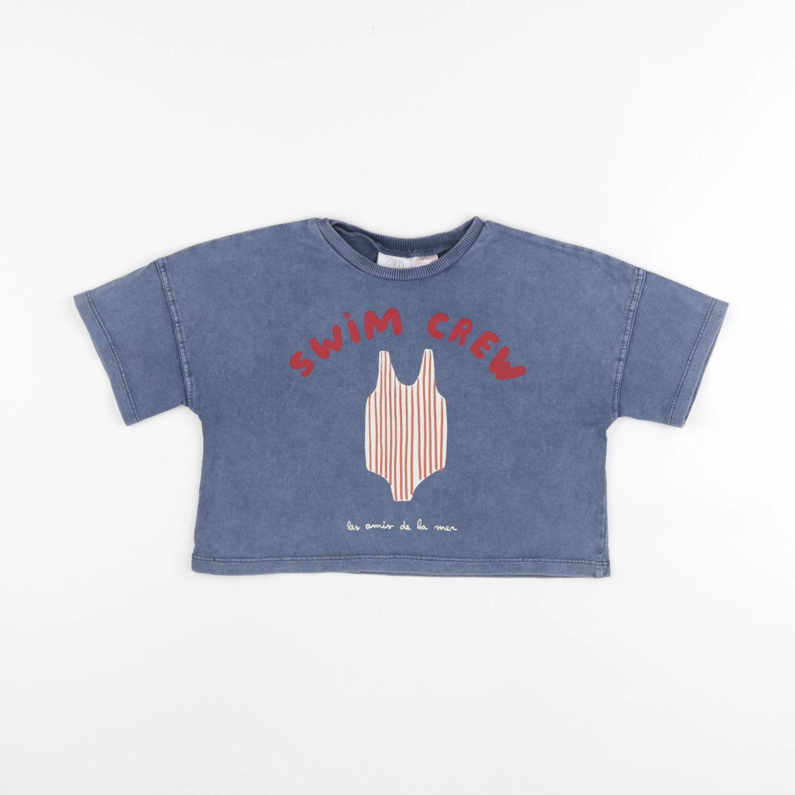Zara - tee-shirt gris - 2 ans
