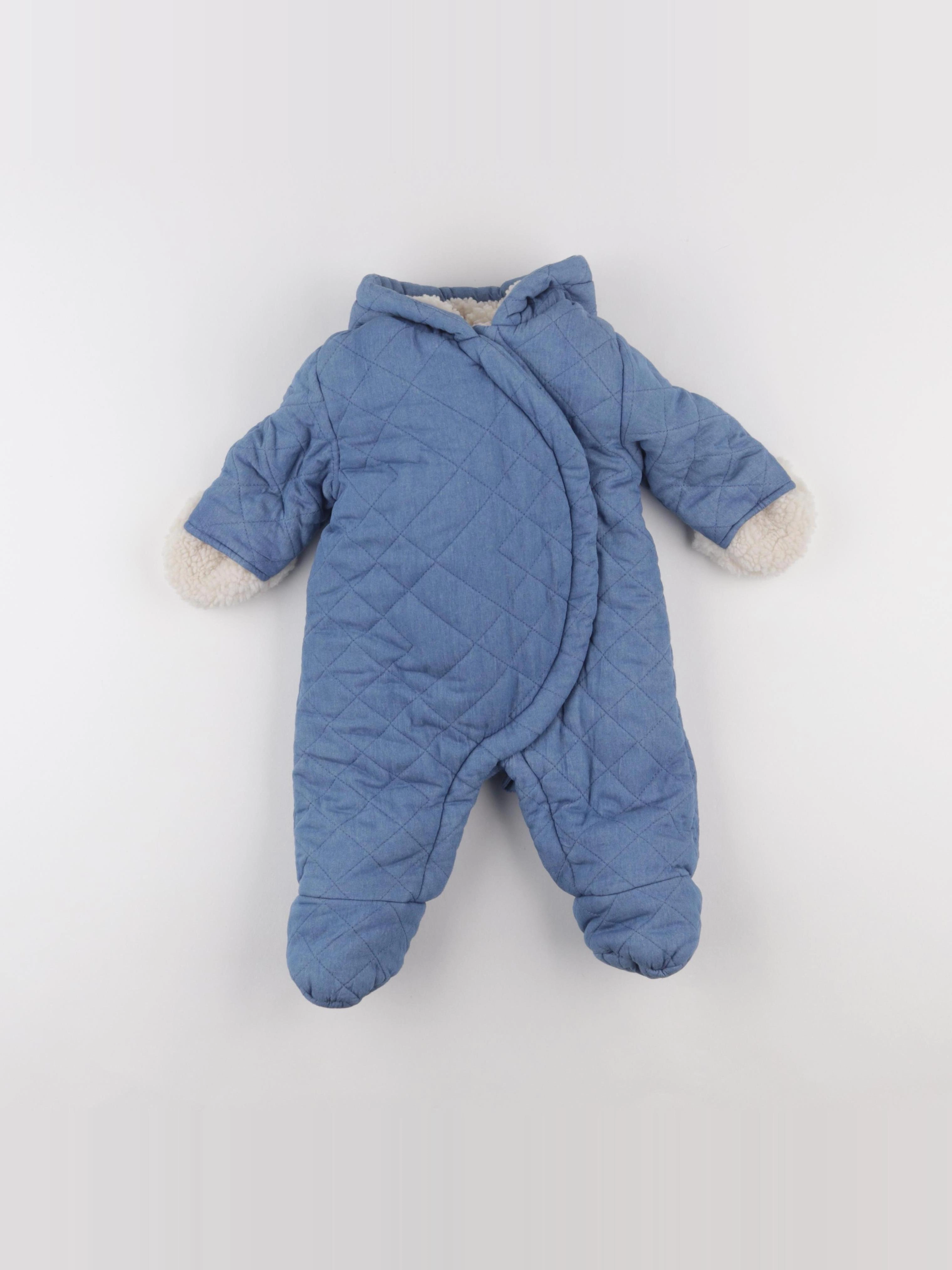 Vertbaudet - combi-pilote bleu - 6 mois