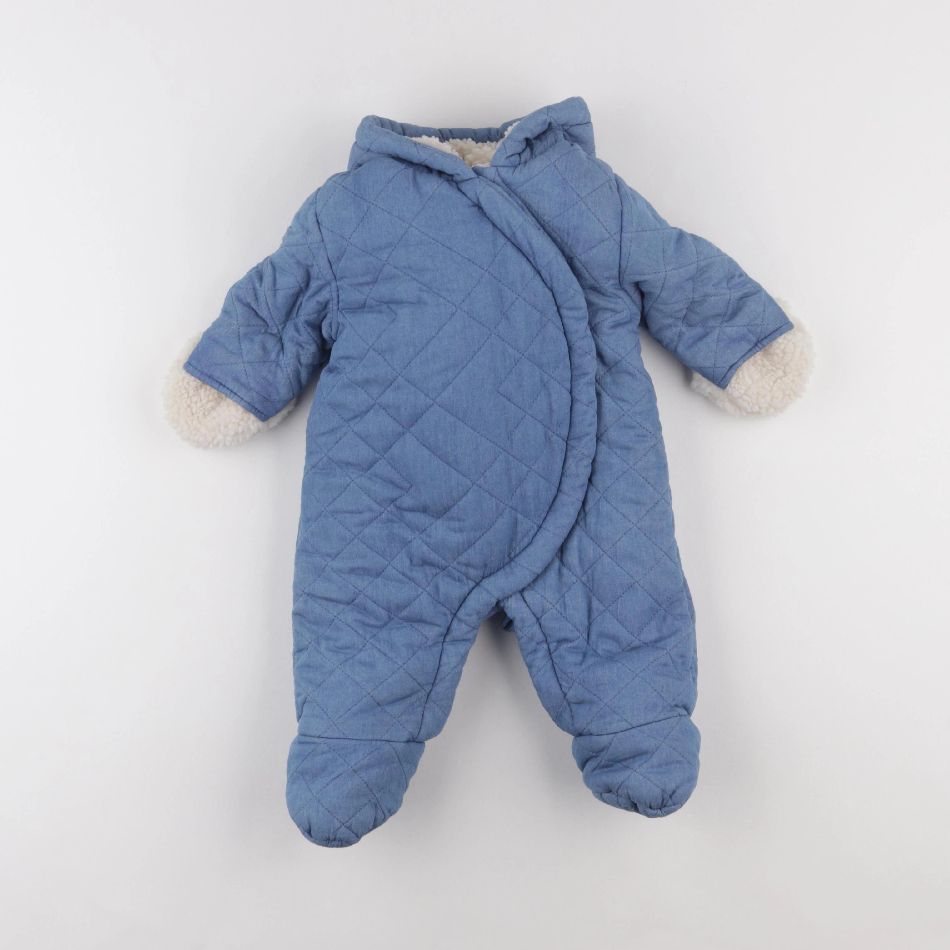 Vertbaudet - combi-pilote bleu - 6 mois