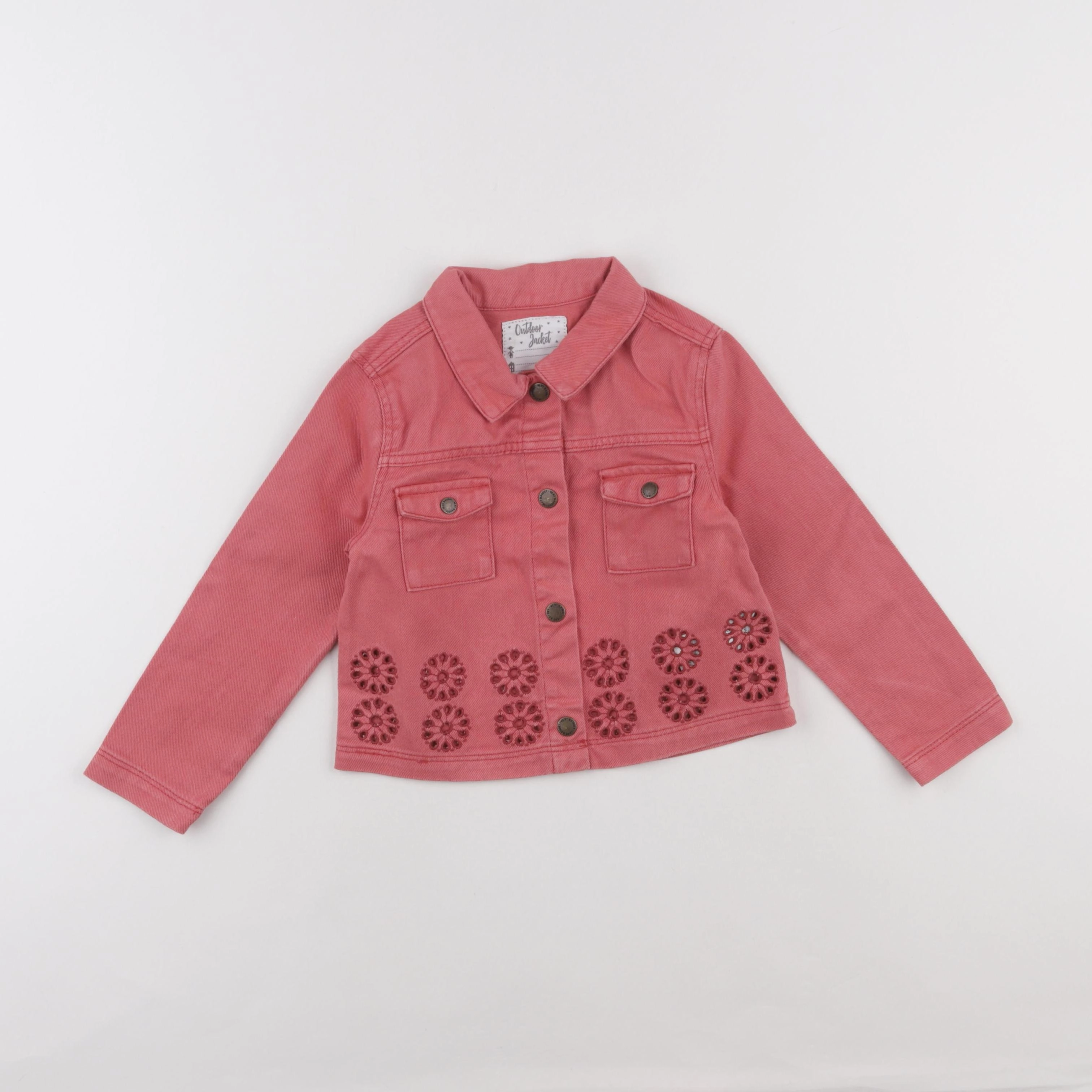 Vertbaudet - veste rose - 4 ans