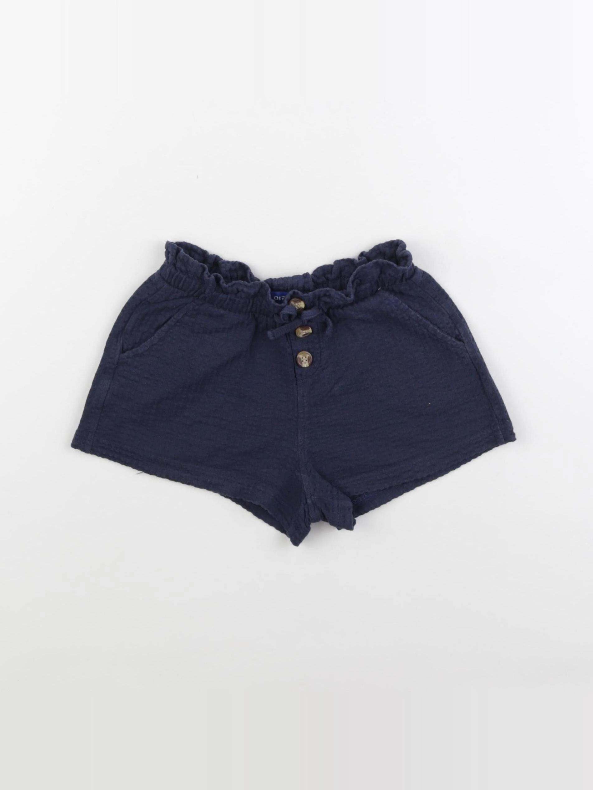 Okaidi - short bleu - 4 ans
