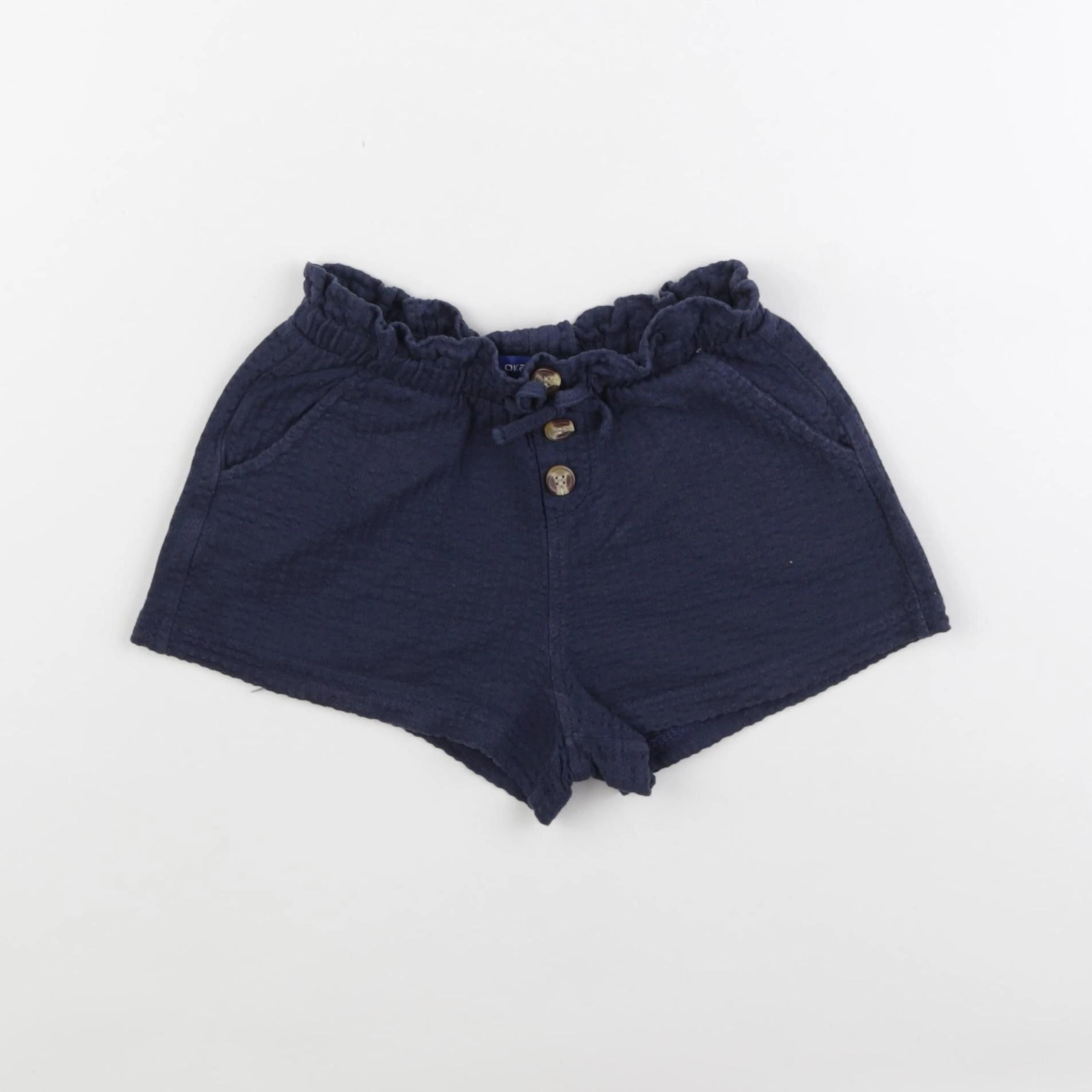Okaidi - short bleu - 4 ans