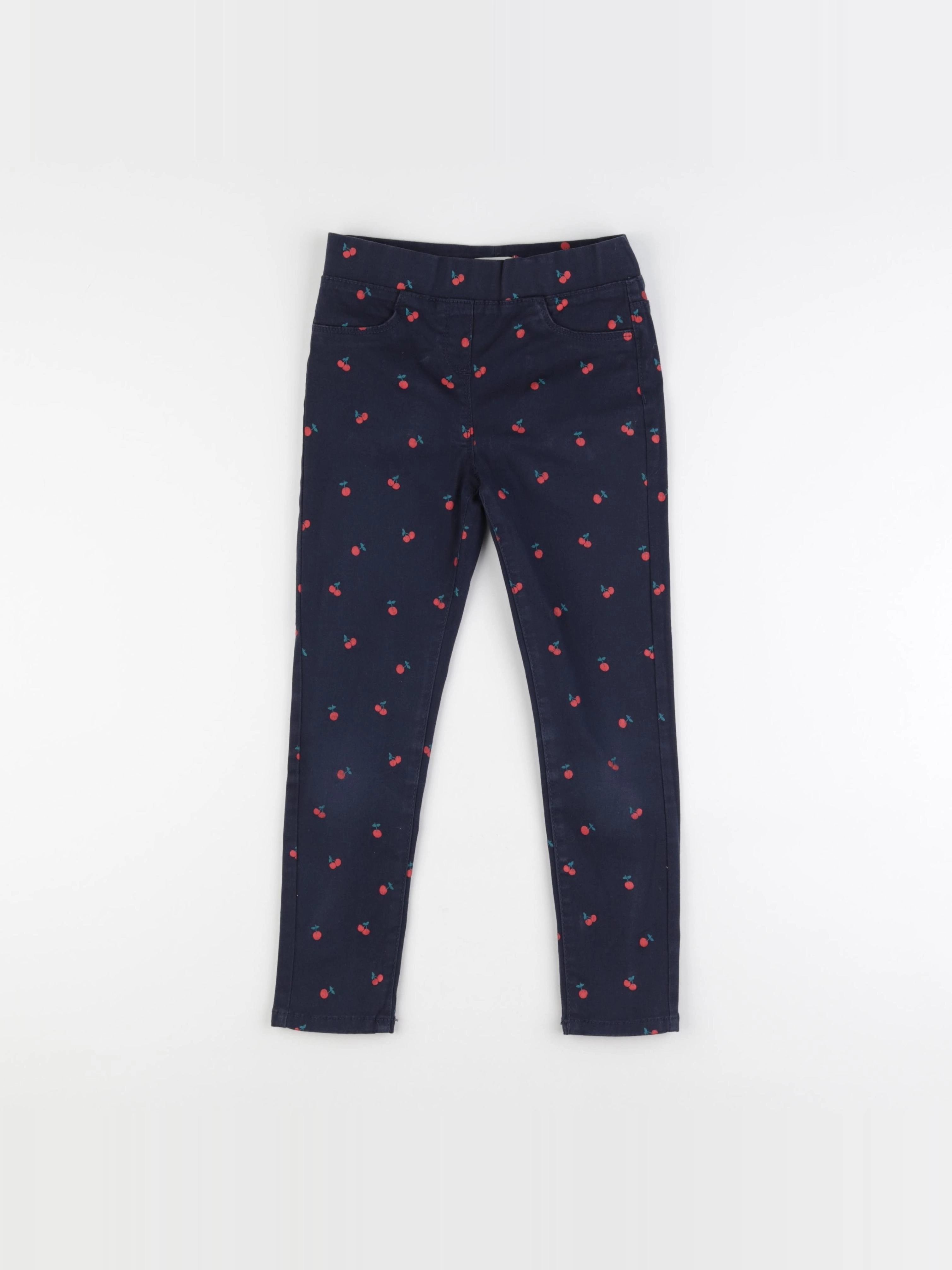 Vertbaudet - jegging bleu - 7 ans