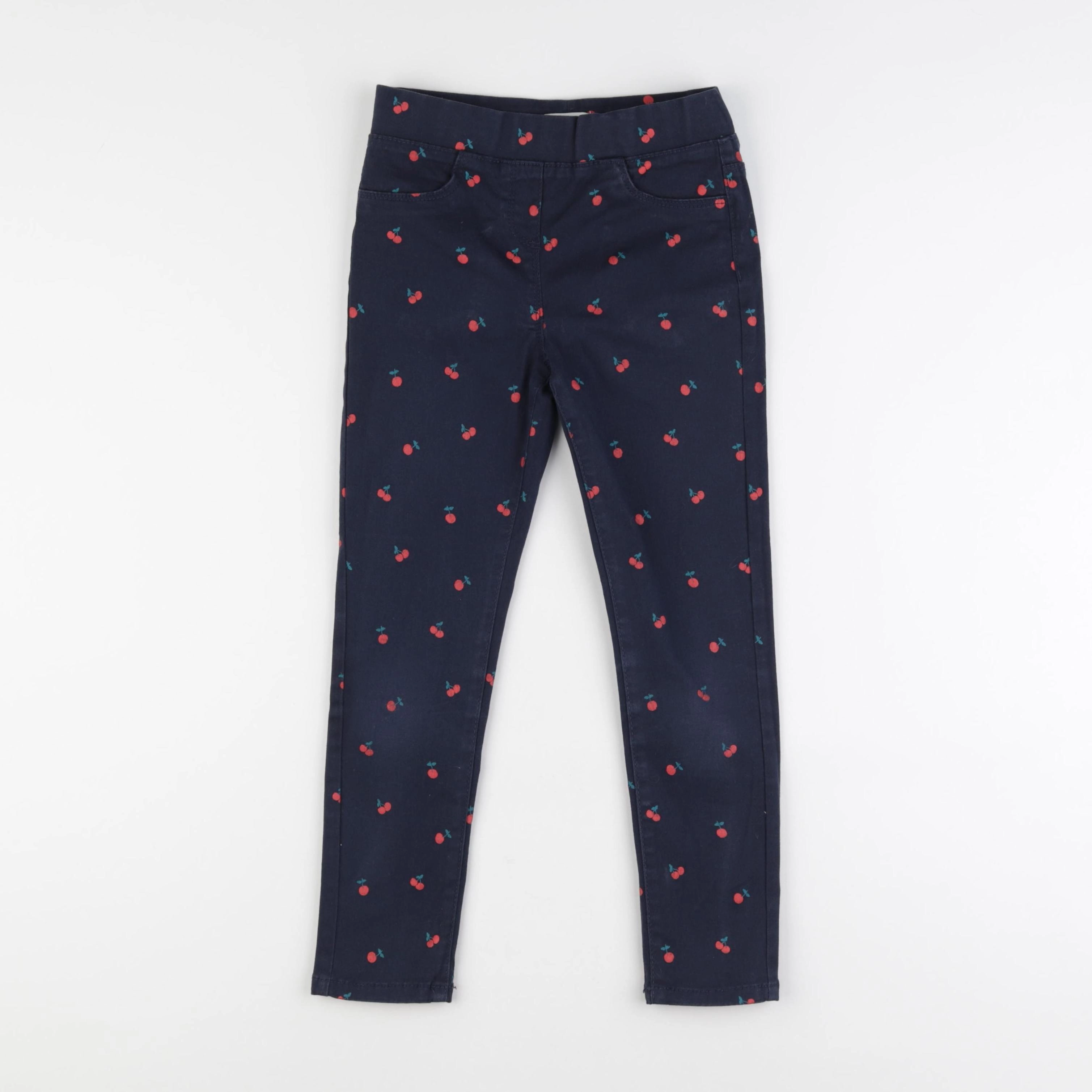 Vertbaudet - jegging bleu - 7 ans